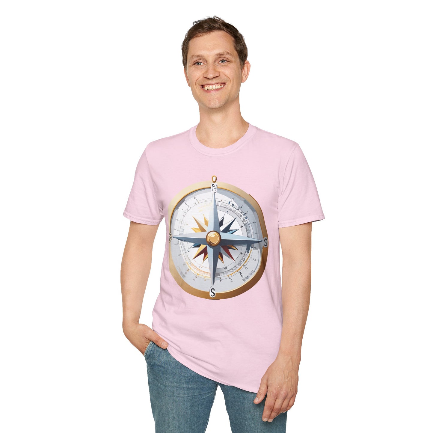 Compass T Shirt, Compass Shirt, Shirt with Compass, Navigator Shirt