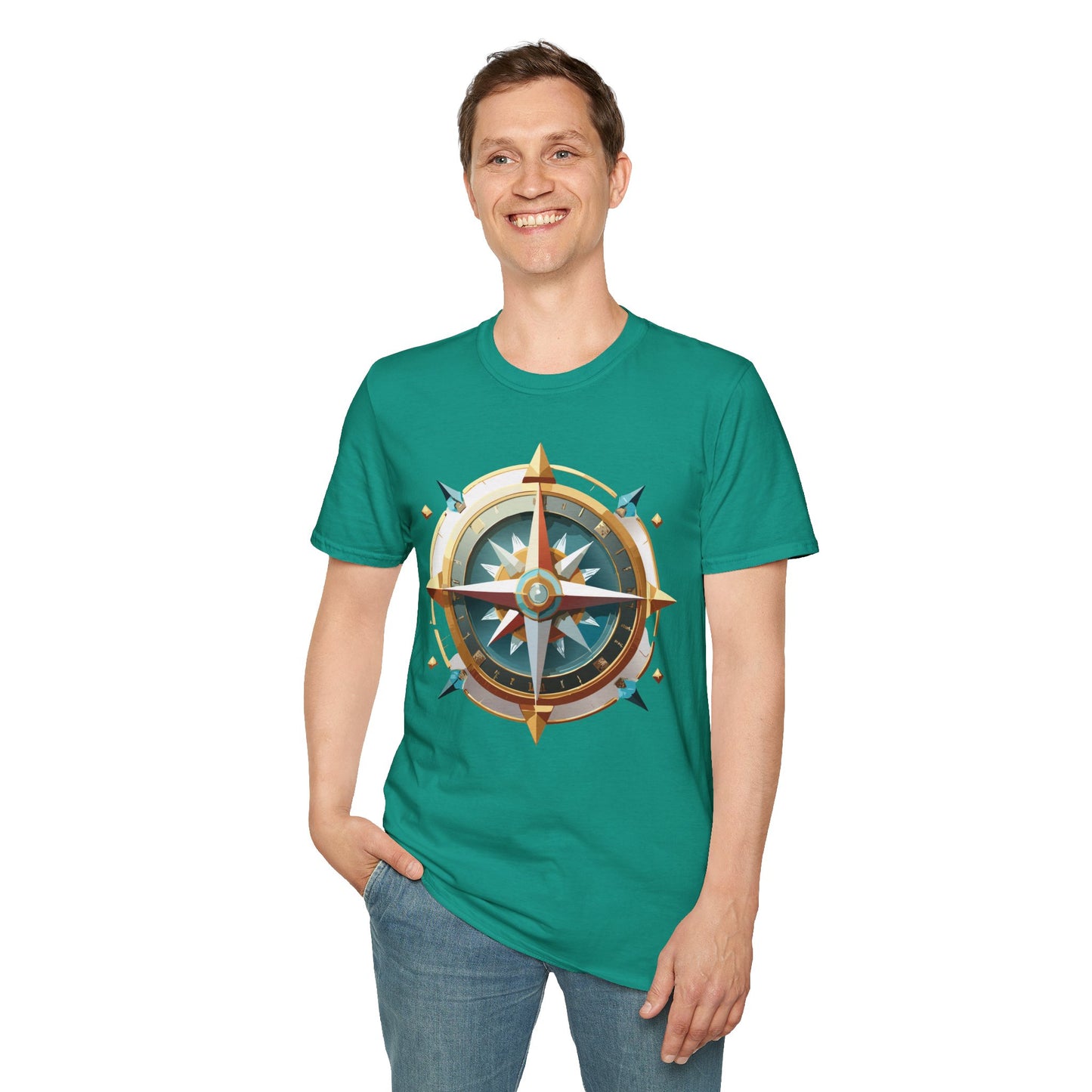 Compass T Shirt, Compass Shirt, Shirt with Compass, Navigator Shirt