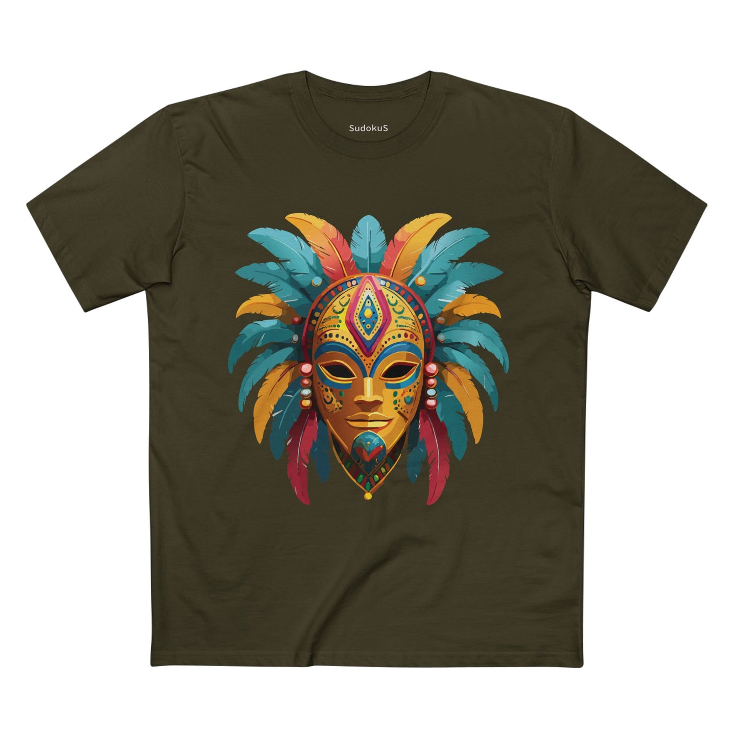 Mask Shirt, Shirt with Face - SudokuS