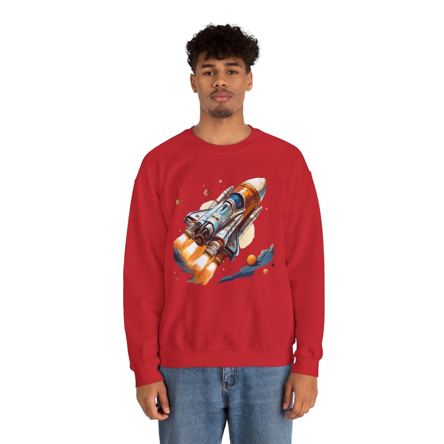 Space Shuttle Sweatshirt, Cosmic Sweatshirt, Astronaut Sweatshirt, Space Cosmic Sweatshirt