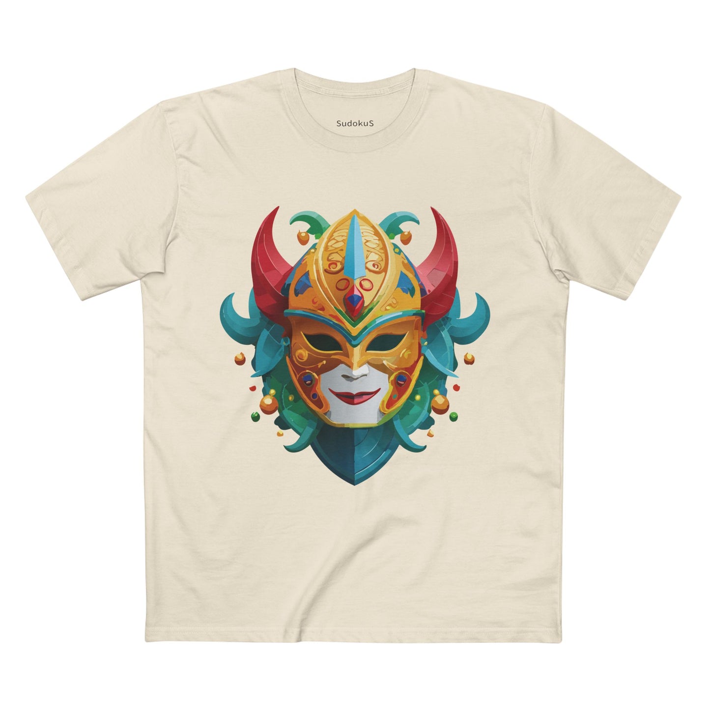 Mask Shirt, Shirt with Face - SudokuS