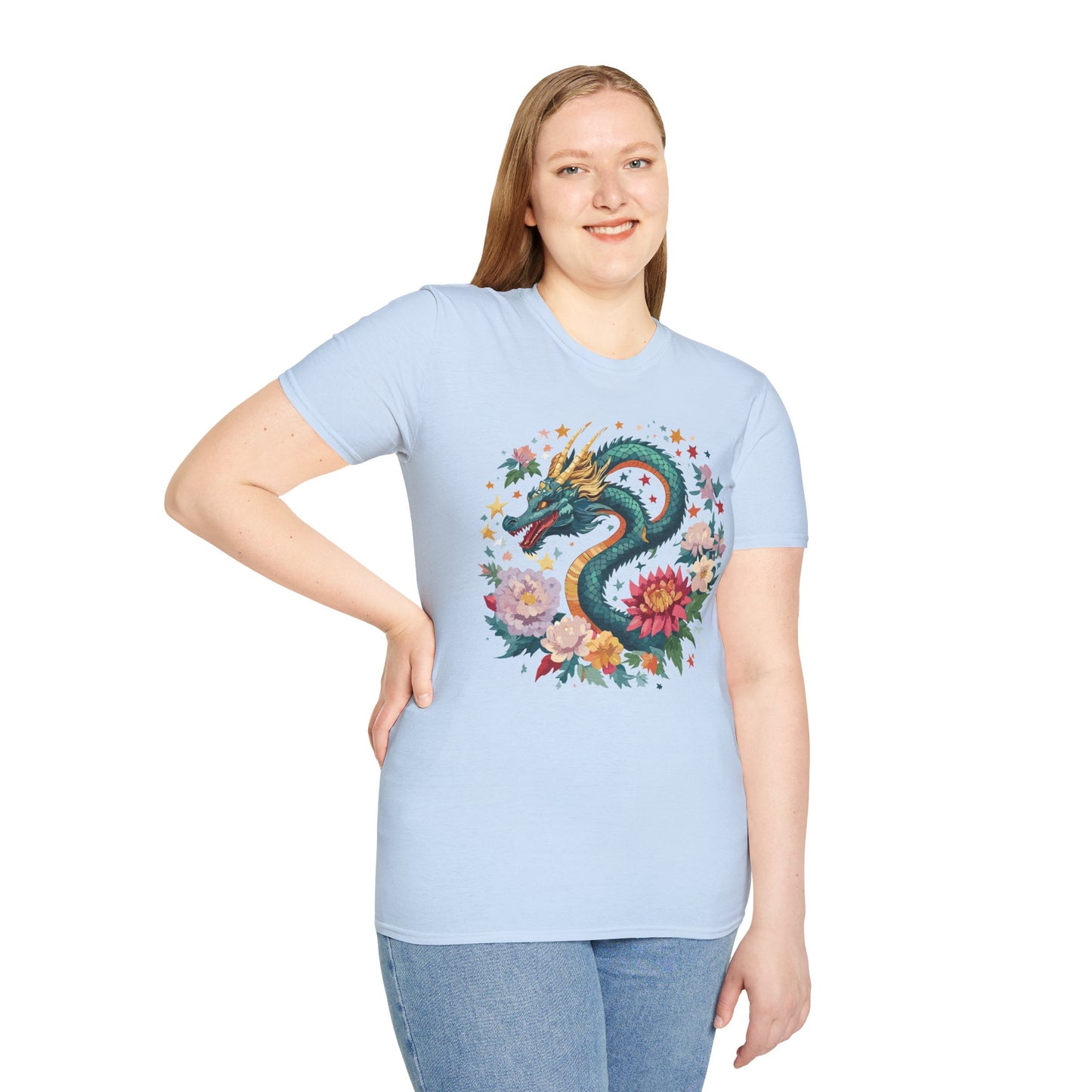 Dragon T Shirt, Dragon Shirt, Shirt with Animals, Animal Shirt