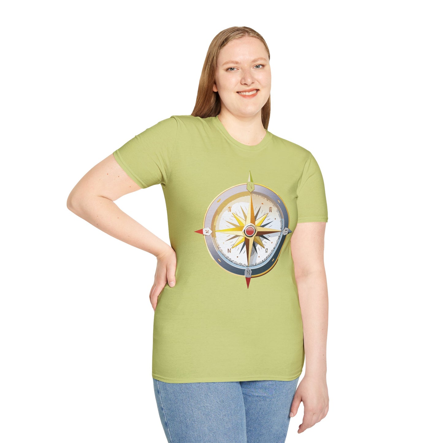 Compass T Shirt, Compass Shirt, Shirt with Compass, Navigator Shirt