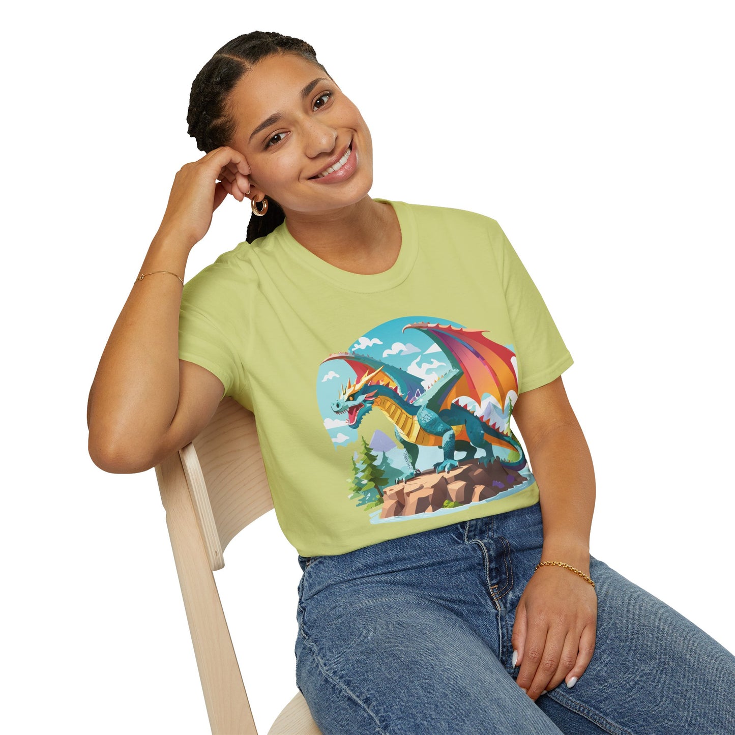 Dragon T Shirt, Dragon Shirt, Shirt with Animals, Animal Shirt