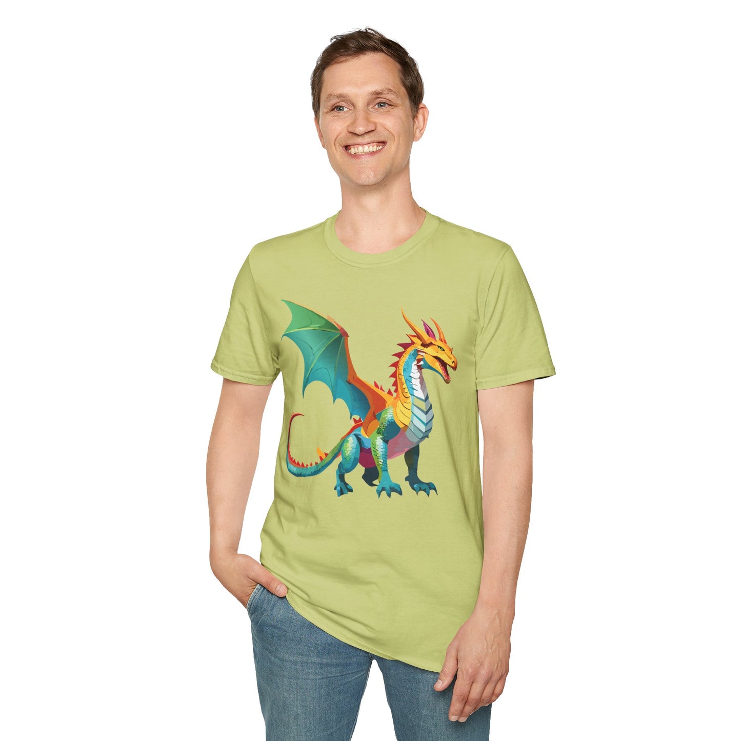 Dragon T Shirt, Dragon Shirt, Shirt with Animals, Animal Shirt