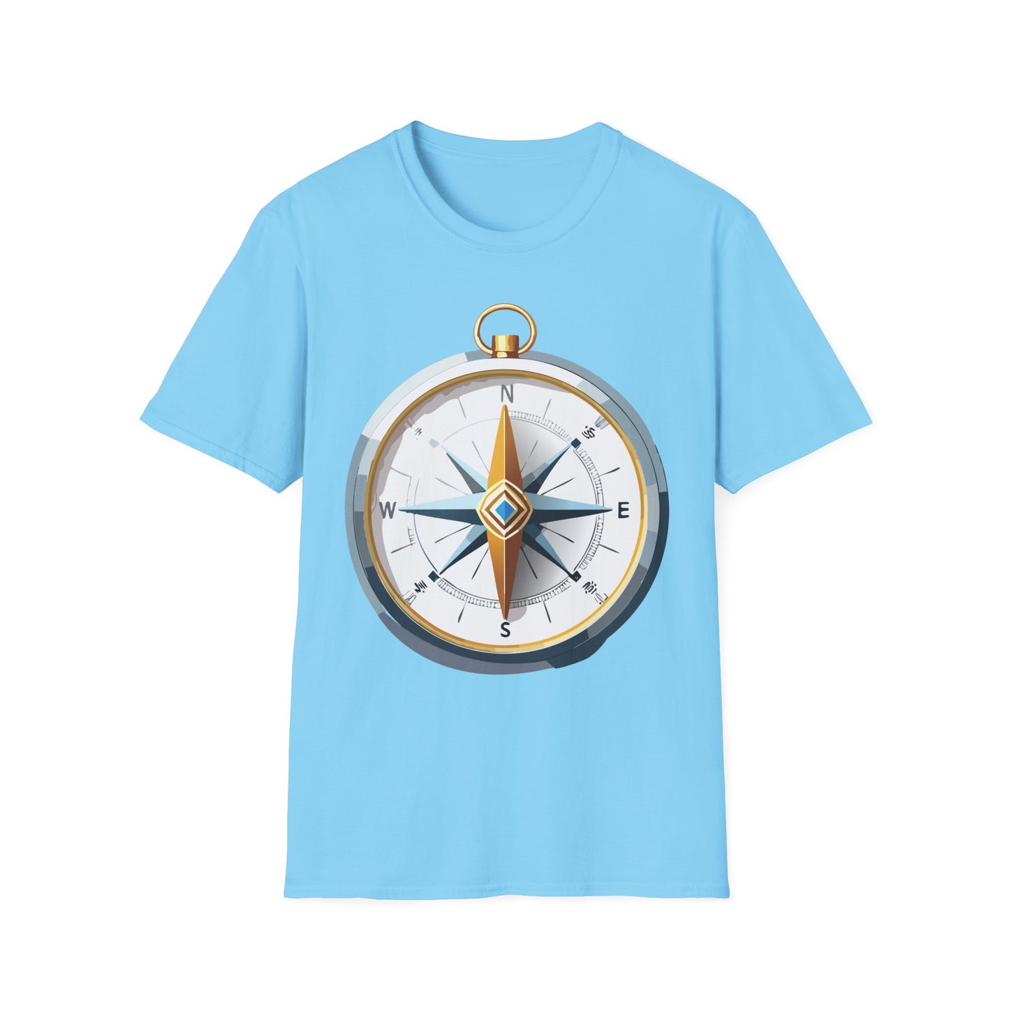 Compass T Shirt, Compass Shirt, Shirt with Compass, Navigator Shirt