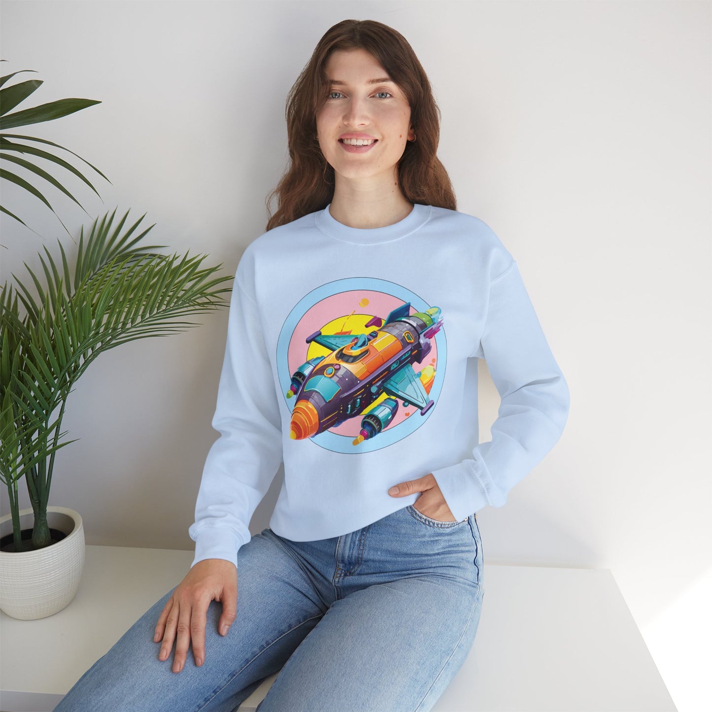Space Shuttle Sweatshirt, Cosmic Sweatshirt, Astronaut Sweatshirt, Space Cosmic Sweatshirt