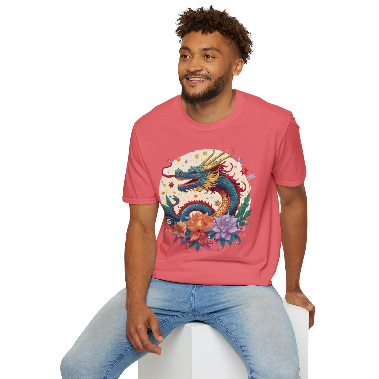 Dragon T Shirt, Dragon Shirt, Shirt with Animals, Animal Shirt