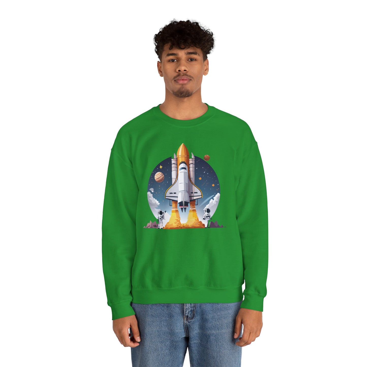 Space Shuttle Sweatshirt, Cosmic Sweatshirt, Astronaut Sweatshirt, Space Cosmic Sweatshirt