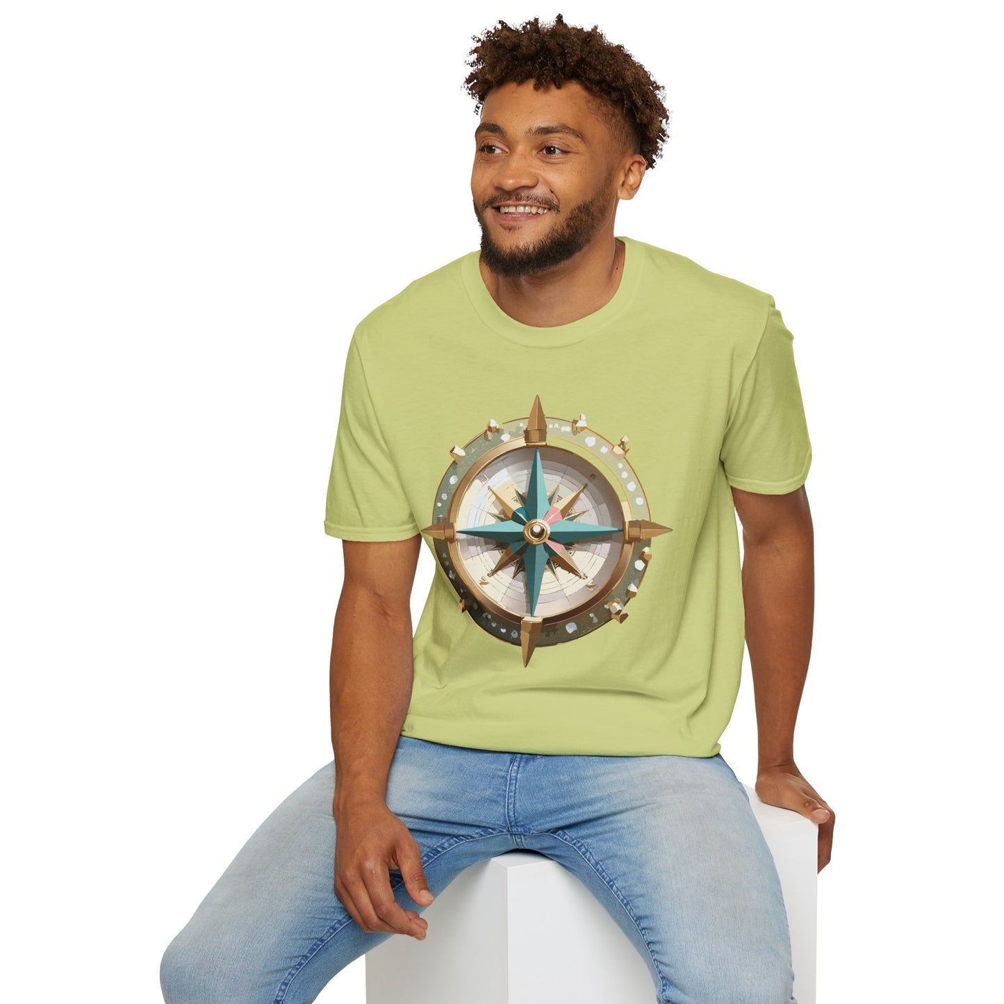 Compass T Shirt, Compass Shirt, Shirt with Compass, Navigator Shirt