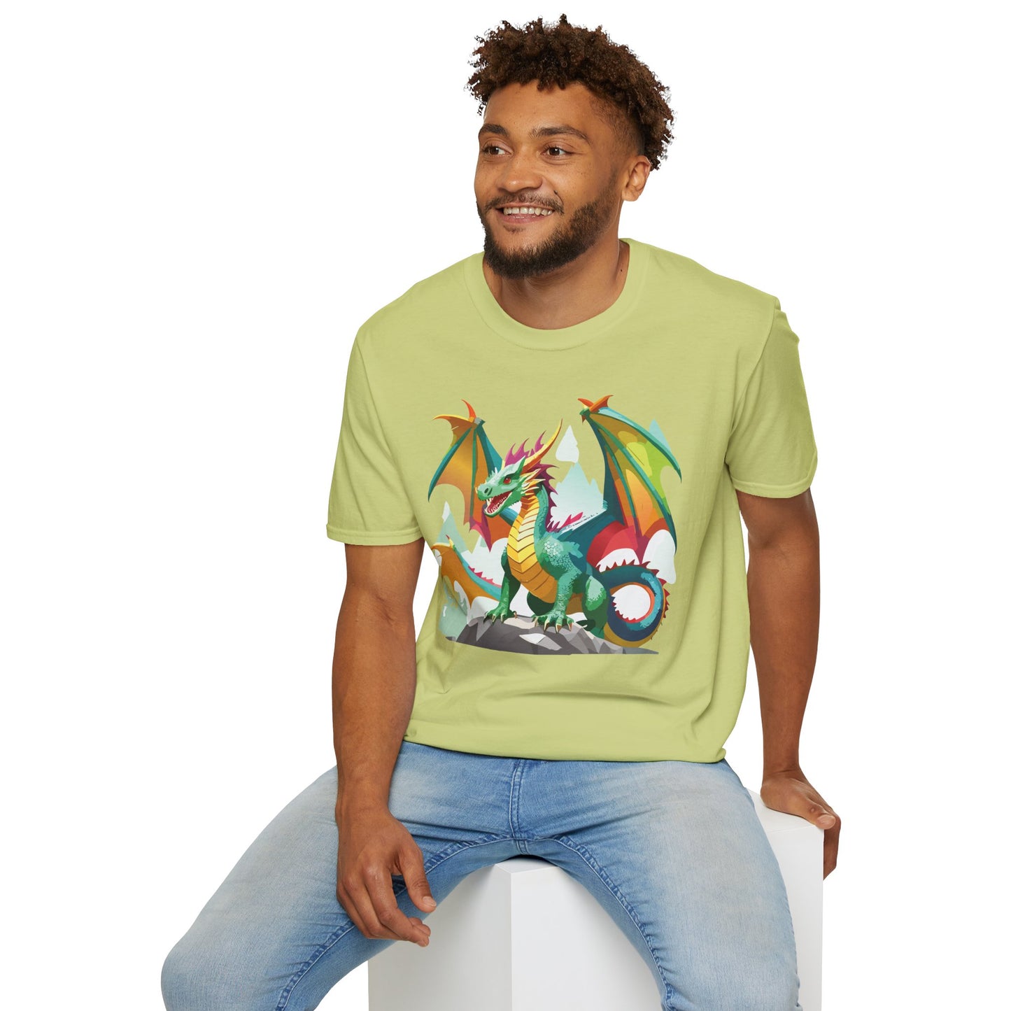Dragon T Shirt, Dragon Shirt, Shirt with Animals, Animal Shirt