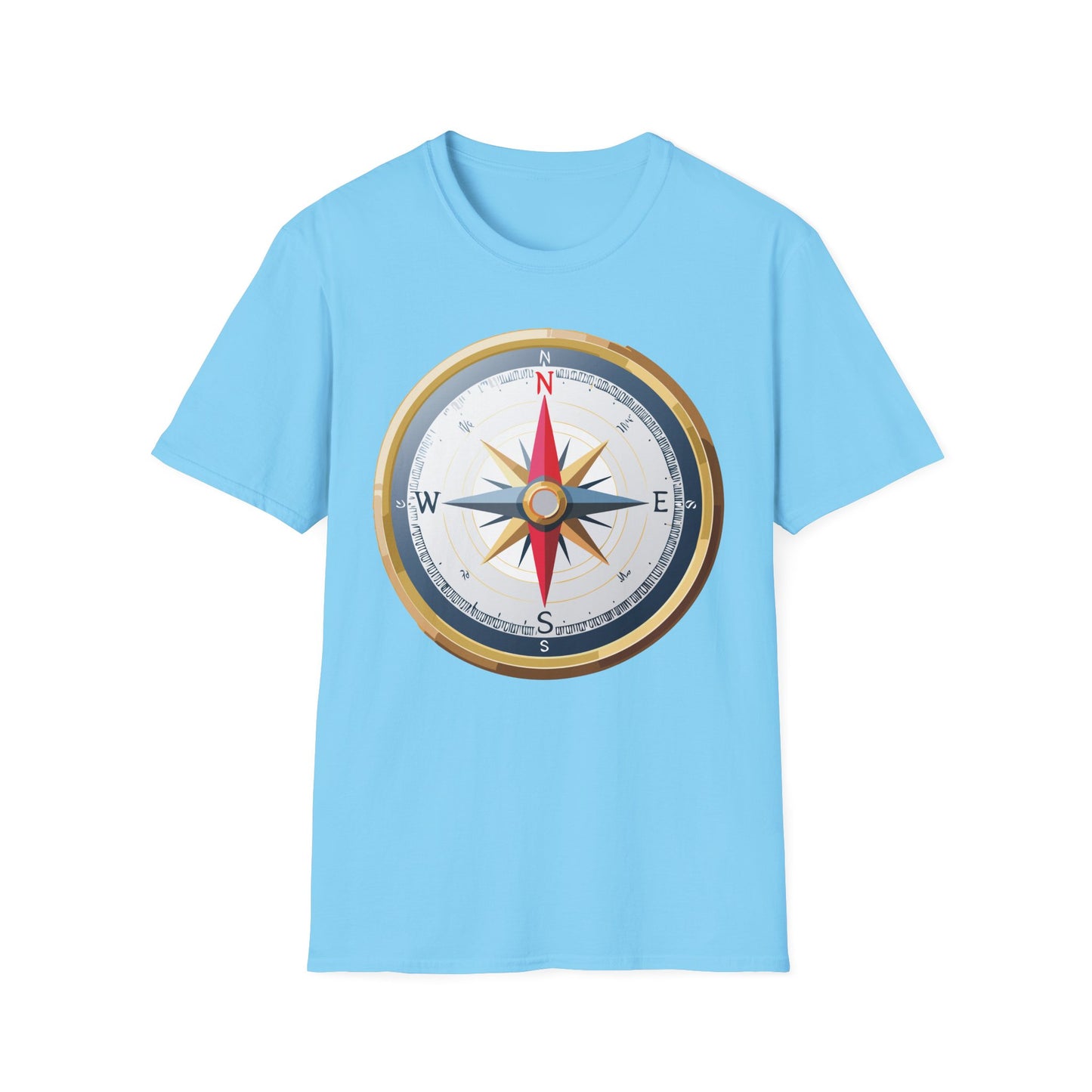 Compass T Shirt, Compass Shirt, Shirt with Compass, Navigator Shirt