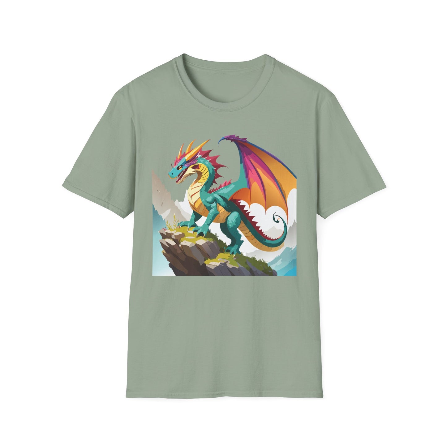 Dragon T Shirt, Dragon Shirt, Shirt with Animals, Animal Shirt