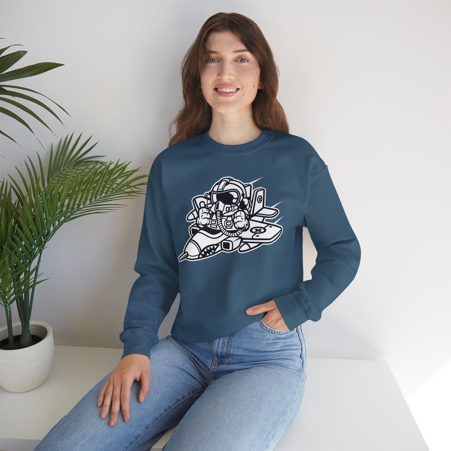Space Shuttle Sweatshirt, Cosmic Sweatshirt, Astronaut Sweatshirt, Space Cosmic Sweatshirt