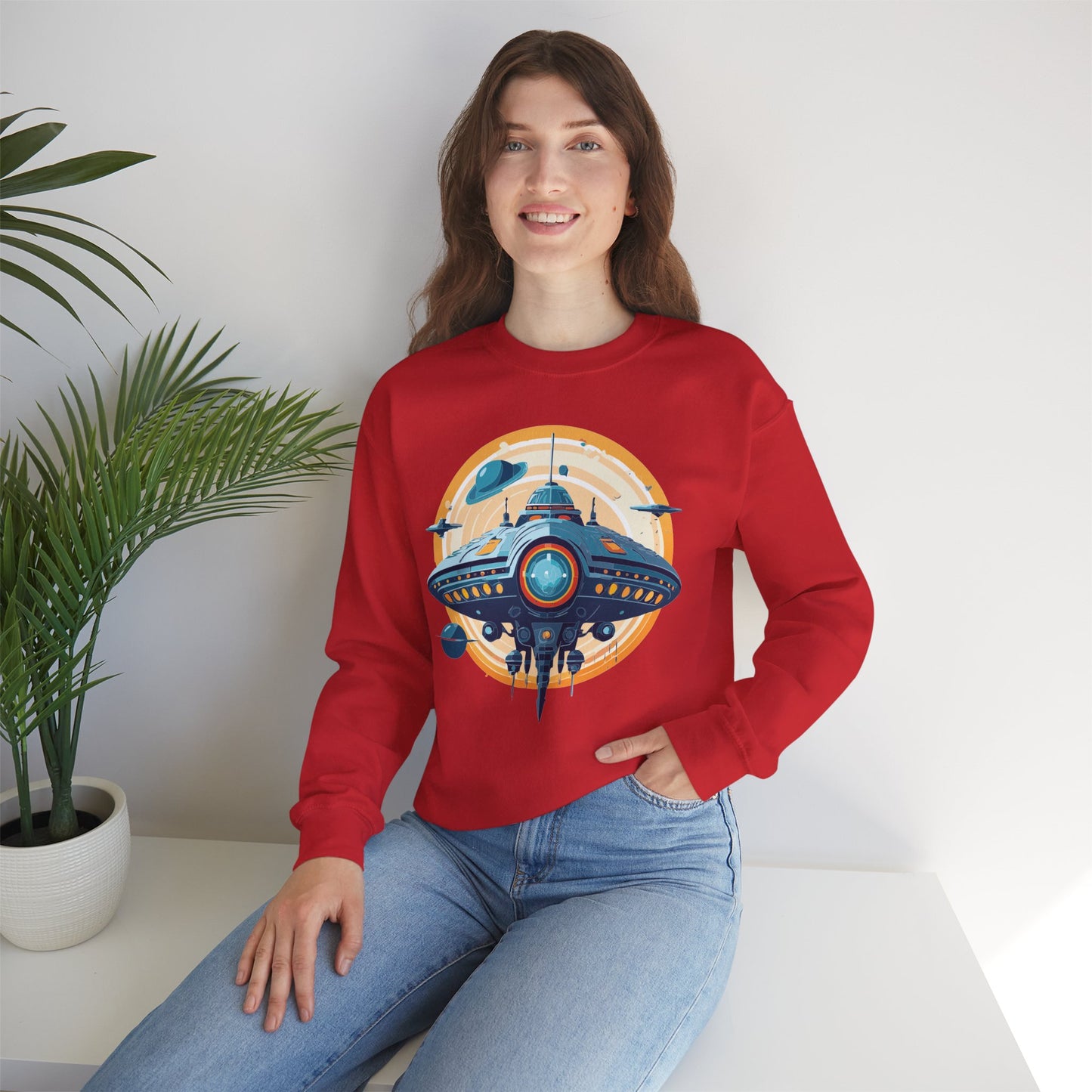 Space Shuttle Sweatshirt, Cosmic Sweatshirt, Astronaut Sweatshirt, Space Cosmic Sweatshirt