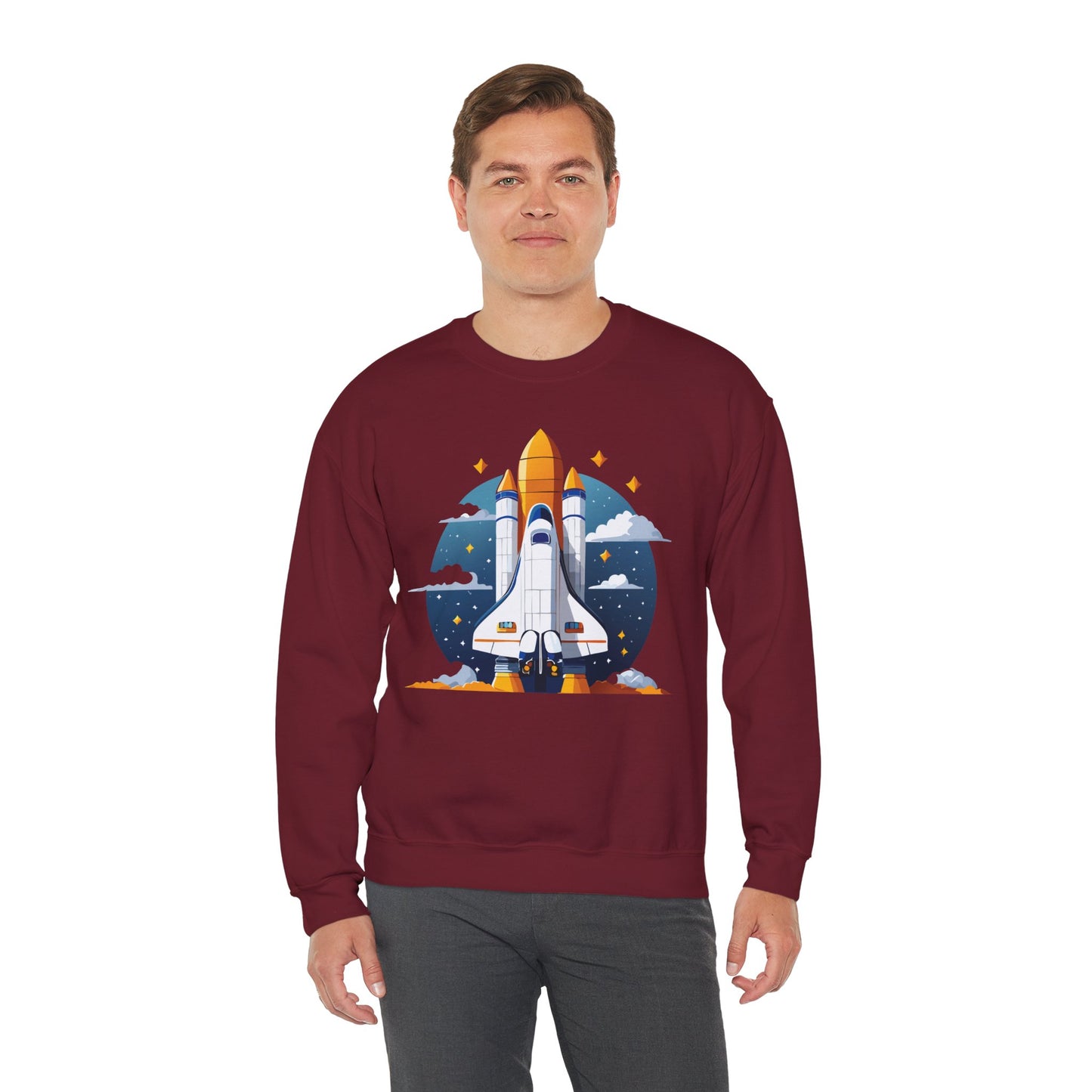 Space Shuttle Sweatshirt, Cosmic Sweatshirt, Astronaut Sweatshirt, Space Cosmic Sweatshirt