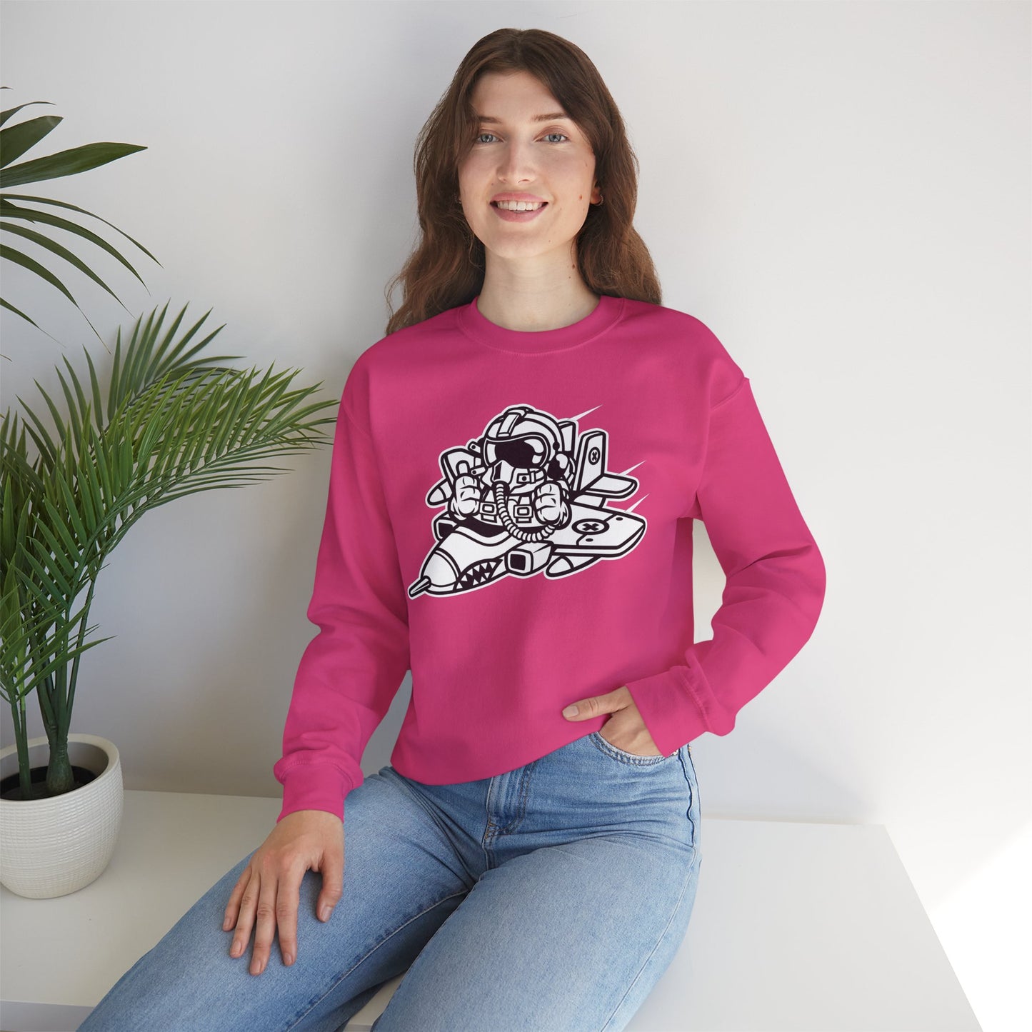 Space Shuttle Sweatshirt, Cosmic Sweatshirt, Astronaut Sweatshirt, Space Cosmic Sweatshirt
