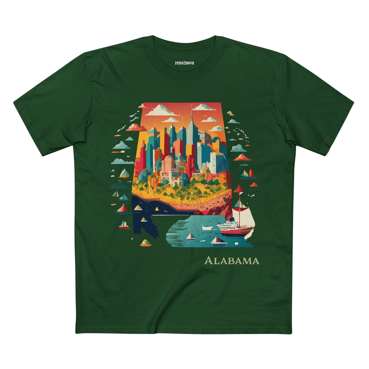 US State Shirts, Alabama Shirt