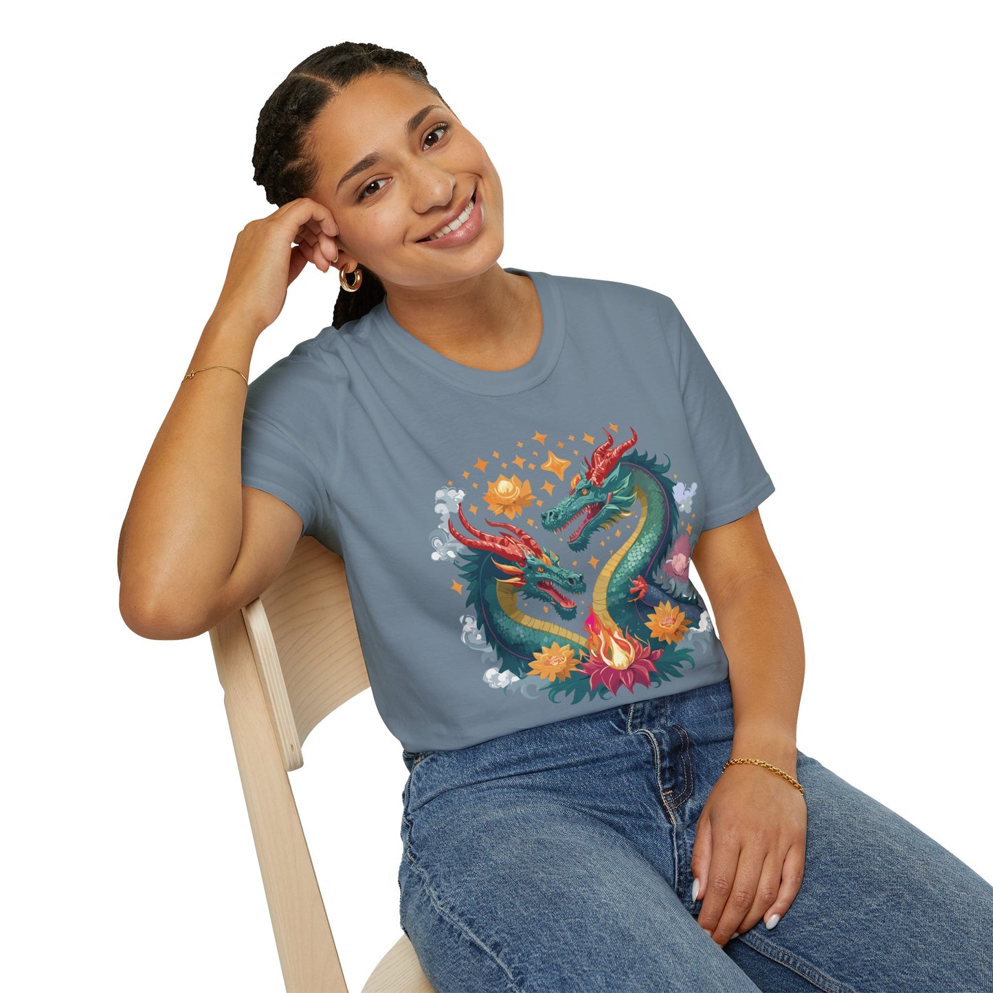 Dragon T Shirt, Dragon Shirt, Shirt with Animals, Animal Shirt