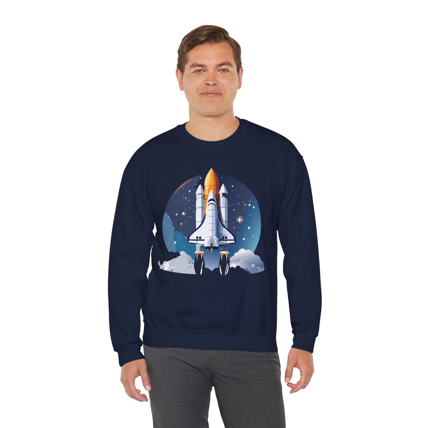 Space Shuttle Sweatshirt, Cosmic Sweatshirt, Astronaut Sweatshirt, Space Cosmic Sweatshirt