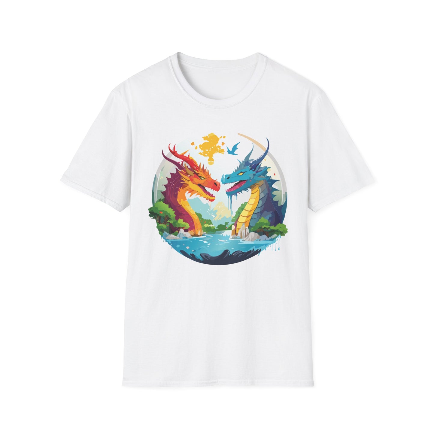 Dragon T Shirt, Dragon Shirt, Shirt with Animals, Animal Shirt