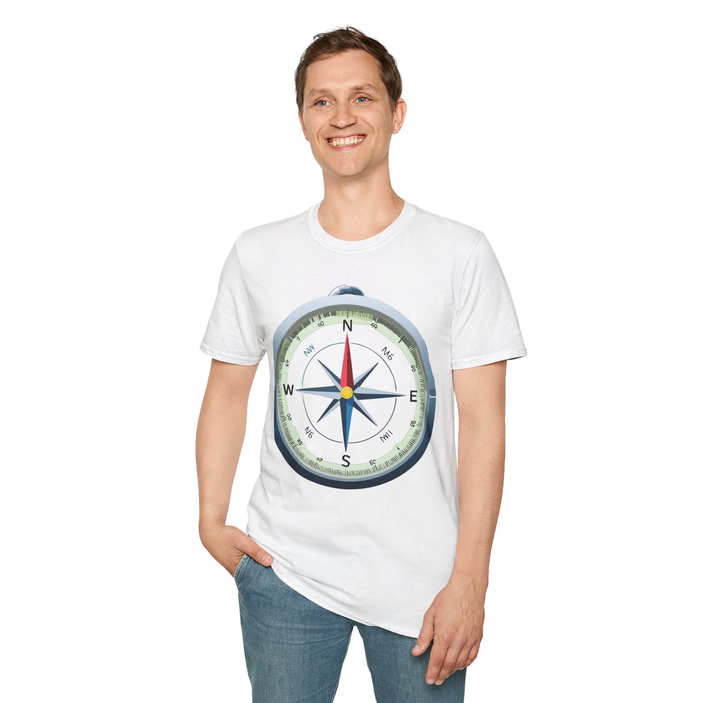 Compass T Shirt, Compass Shirt, Shirt with Compass, Navigator Shirt