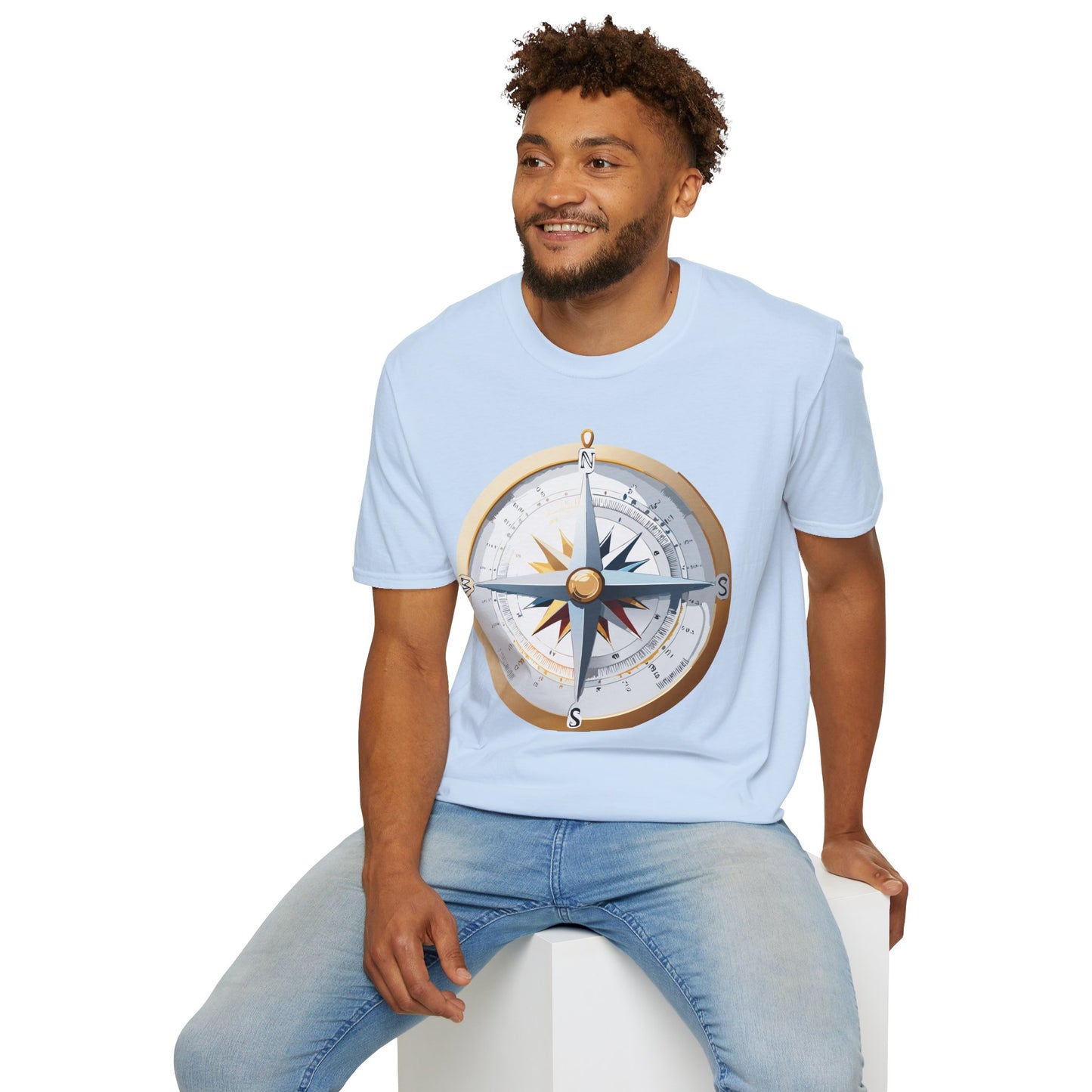 Compass T Shirt, Compass Shirt, Shirt with Compass, Navigator Shirt