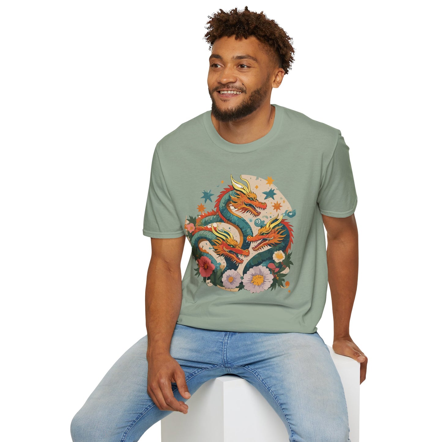 Dragon T Shirt, Dragon Shirt, Shirt with Animals, Animal Shirt