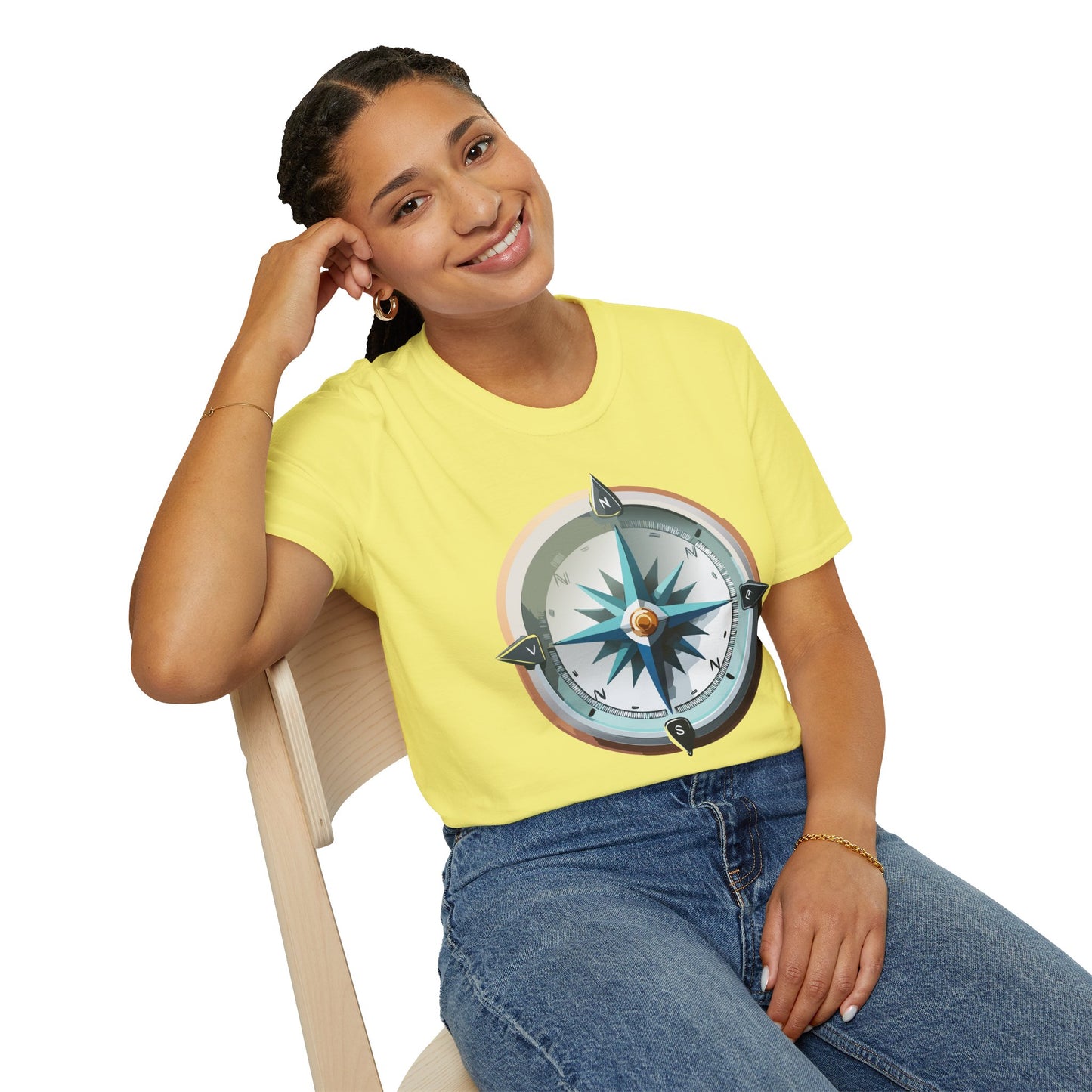 Compass T Shirt, Compass Shirt, Shirt with Compass, Navigator Shirt