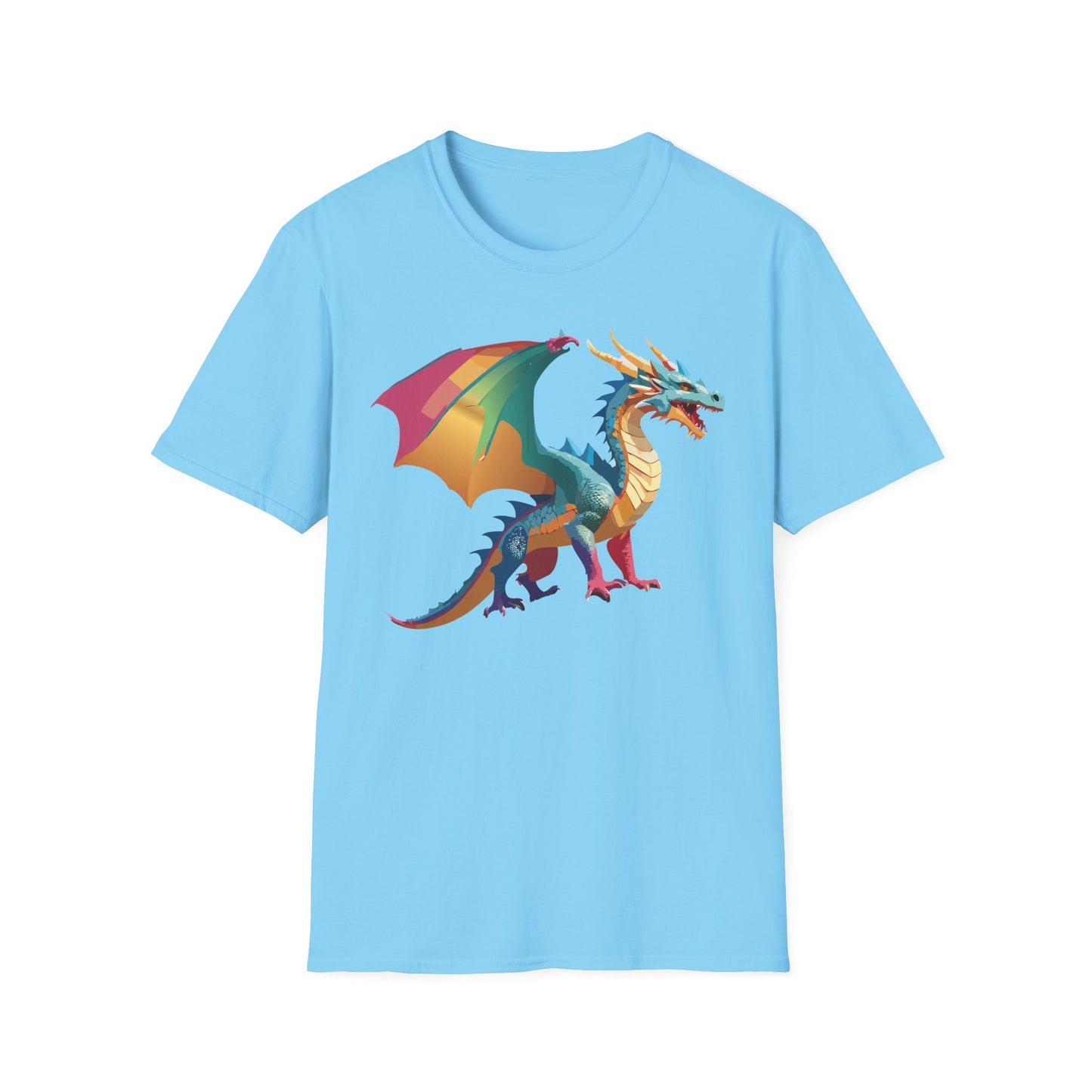 Dragon T Shirt, Dragon Shirt, Shirt with Animals, Animal Shirt