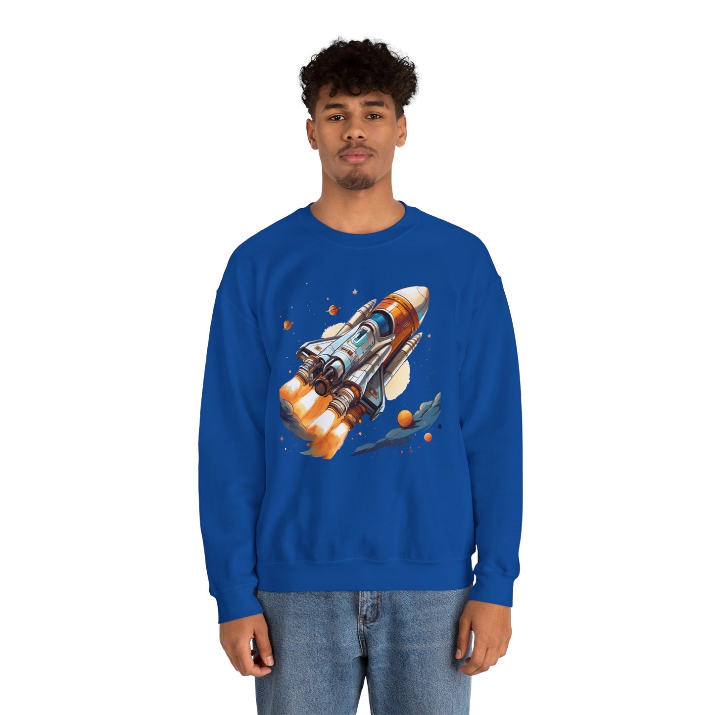 Space Shuttle Sweatshirt, Cosmic Sweatshirt, Astronaut Sweatshirt, Space Cosmic Sweatshirt