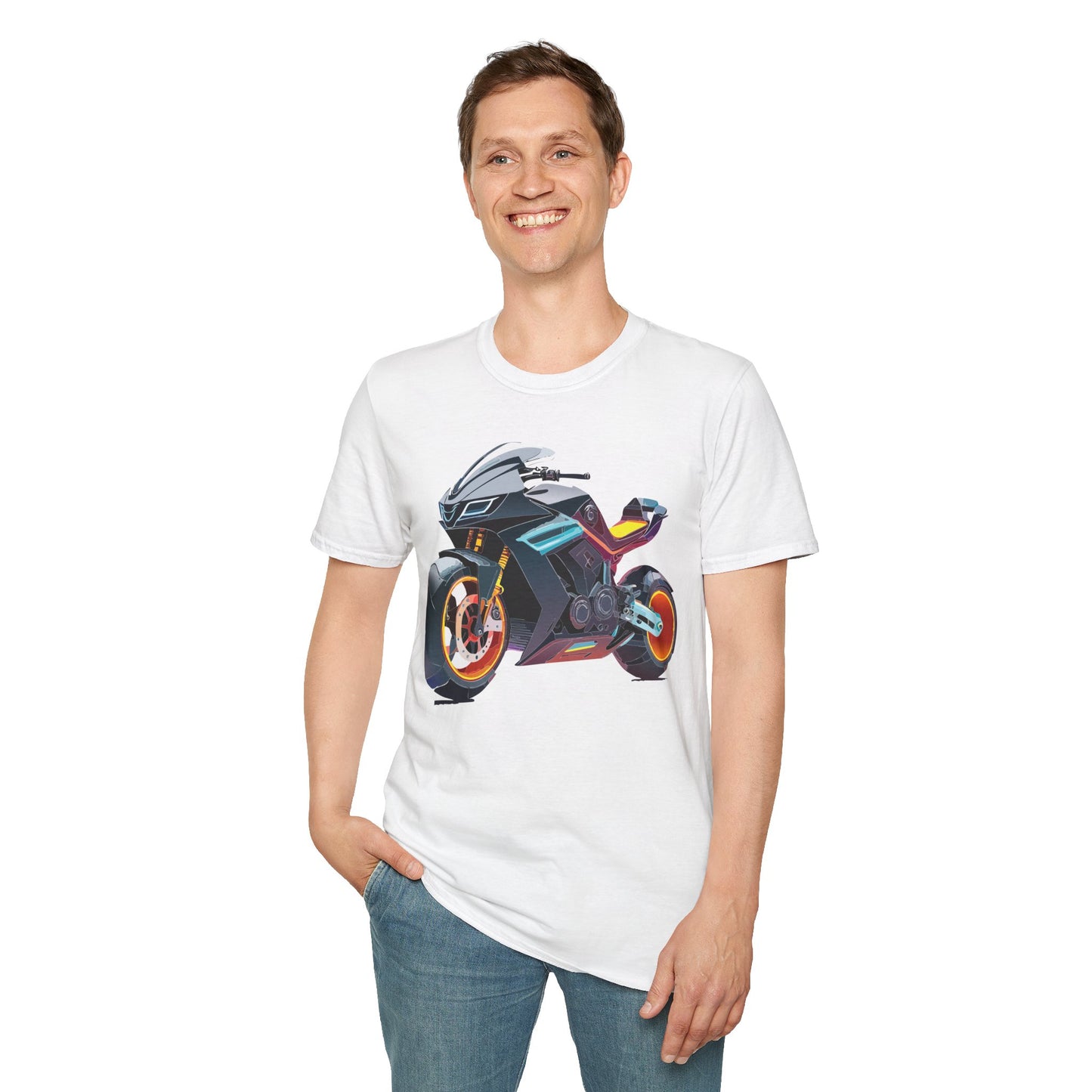Bike T Shirt, Moto Shirt, Shirt with Motorcycle, MTB T Shirts