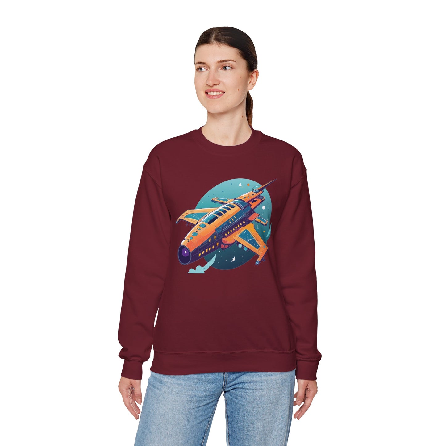 Space Shuttle Sweatshirt, Cosmic Sweatshirt, Astronaut Sweatshirt, Space Cosmic Sweatshirt