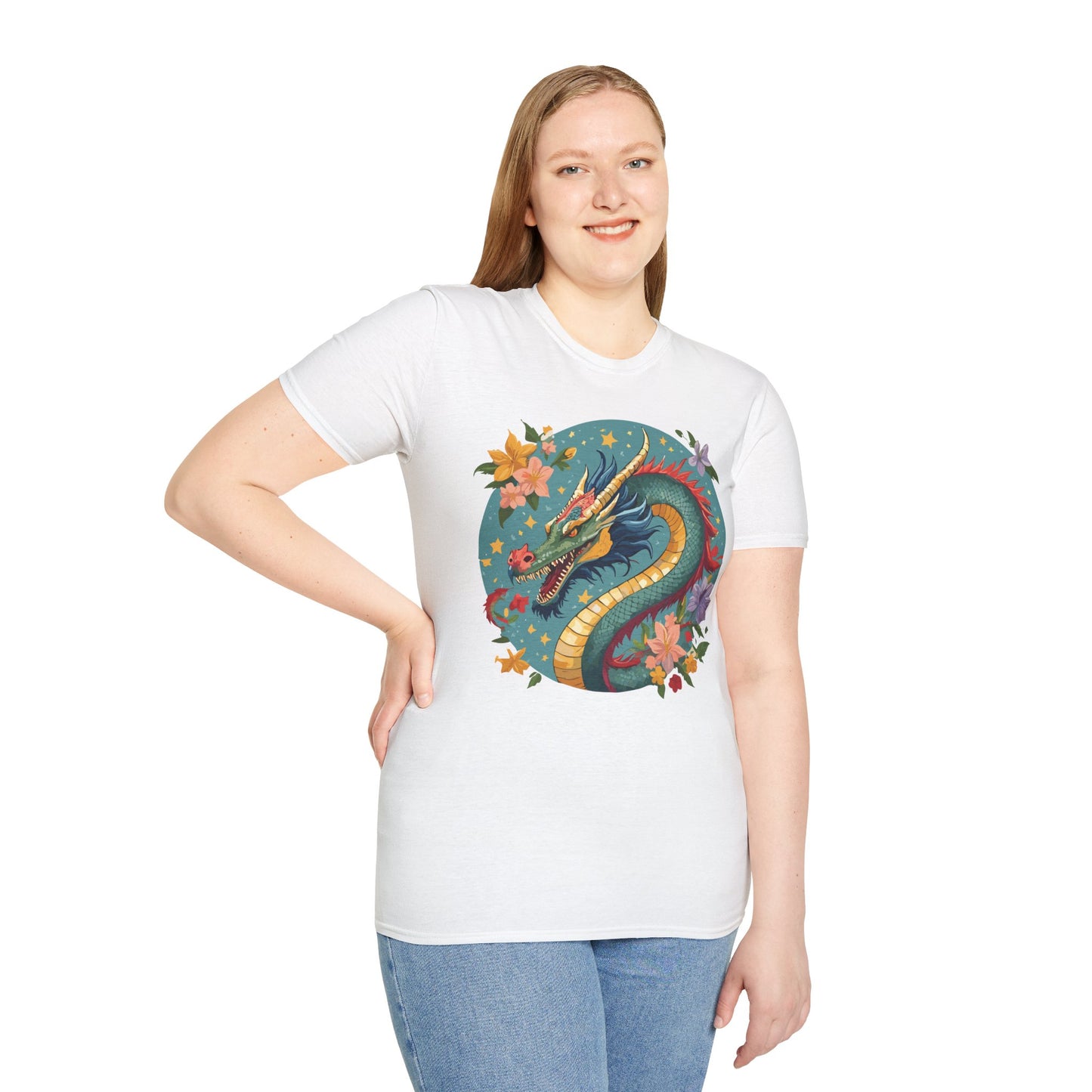 Dragon T Shirt, Dragon Shirt, Shirt with Animals, Animal Shirt
