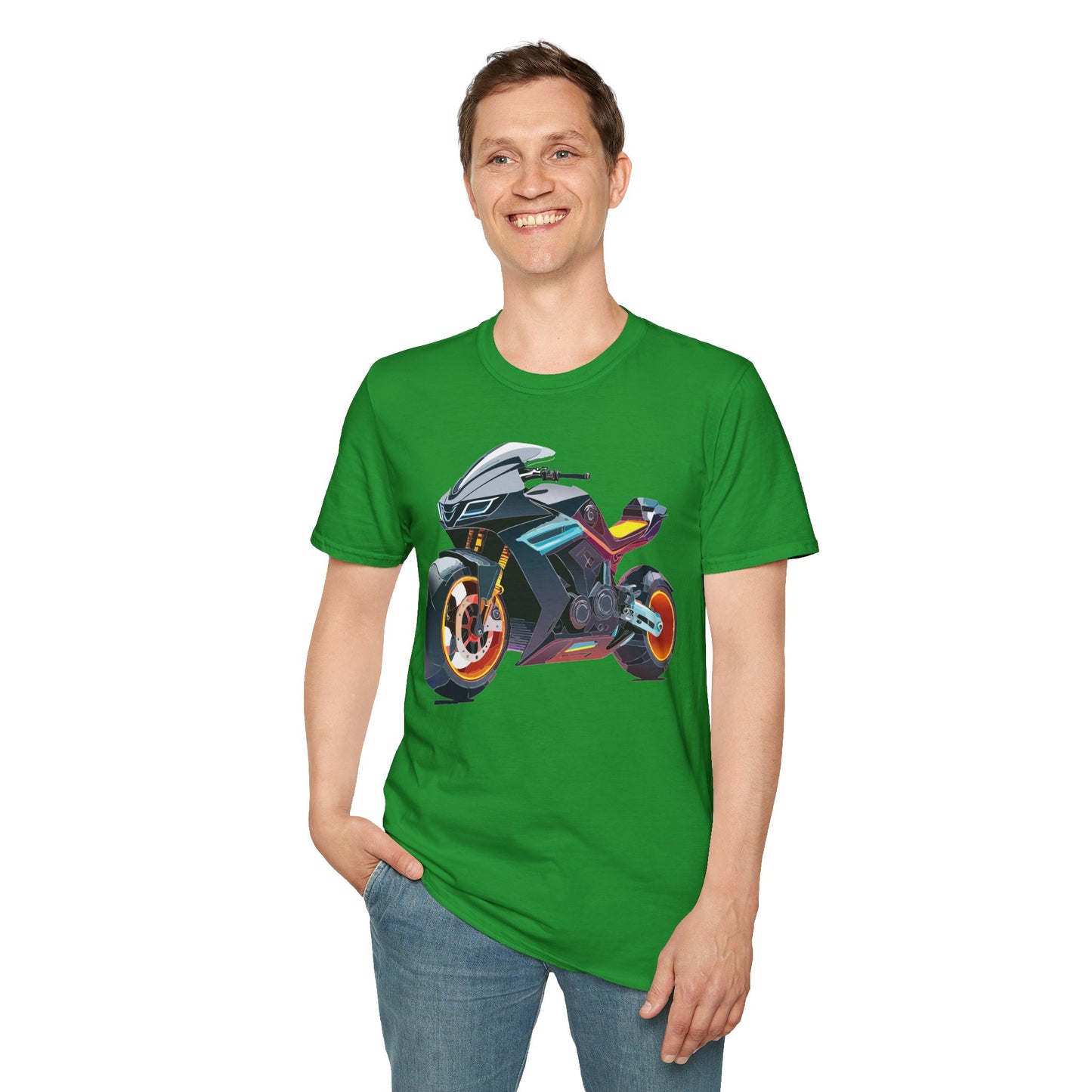 Bike T Shirt, Moto Shirt, Shirt with Motorcycle, MTB T Shirts