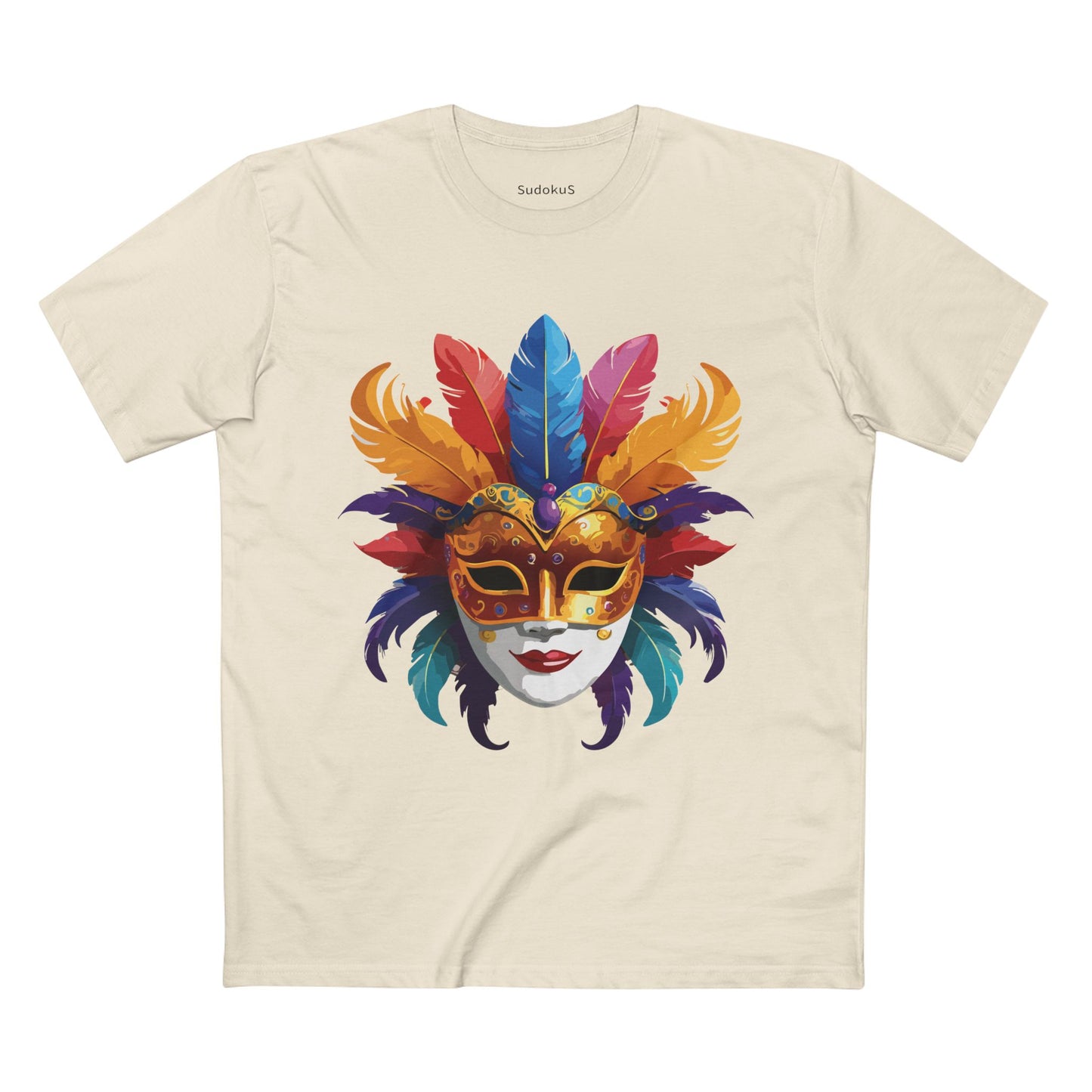 Mask Shirt, Shirt with Face - SudokuS