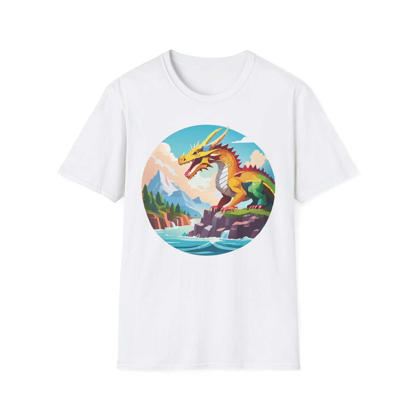 Dragon T Shirt, Dragon Shirt, Shirt with Animals, Animal Shirt