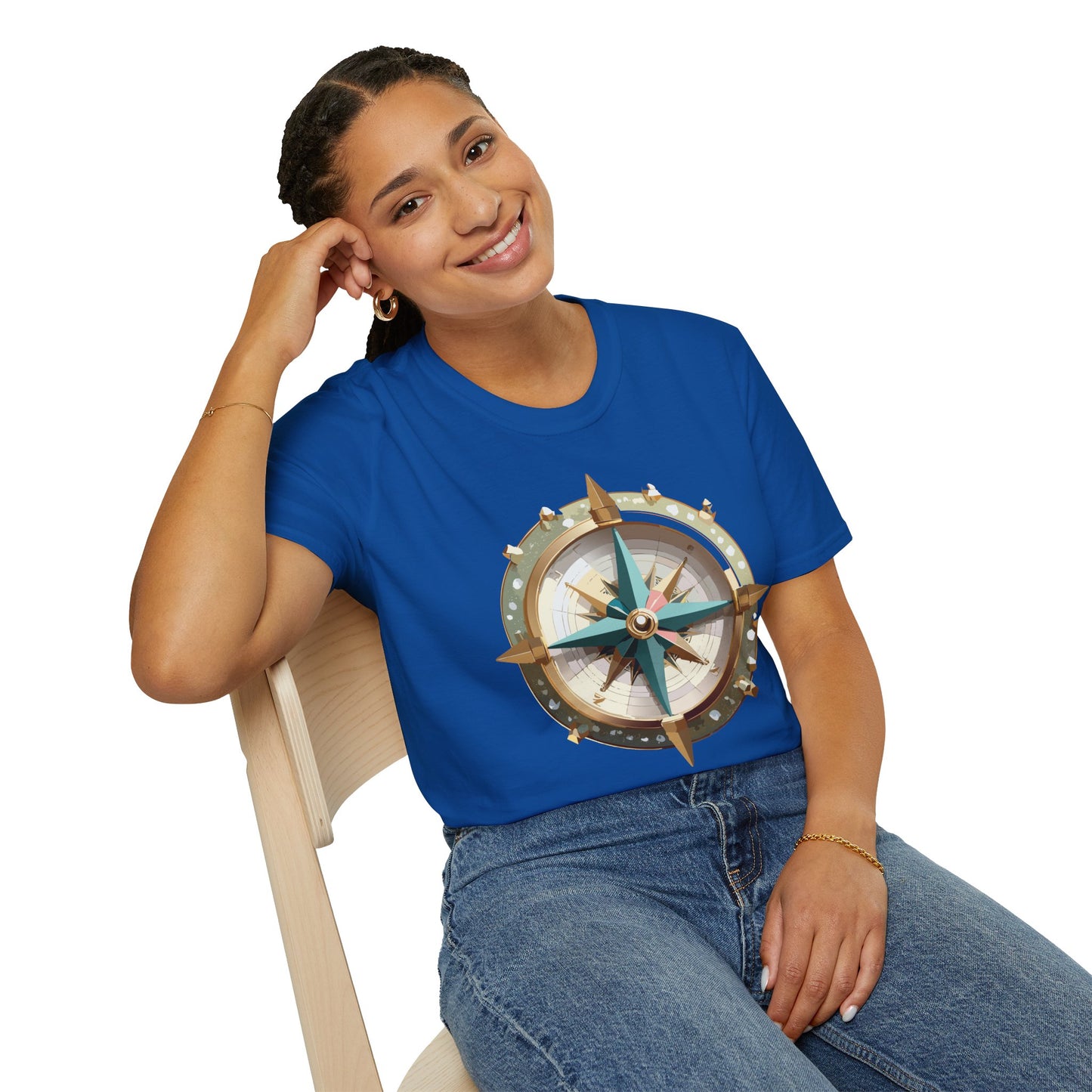 Compass T Shirt, Compass Shirt, Shirt with Compass, Navigator Shirt