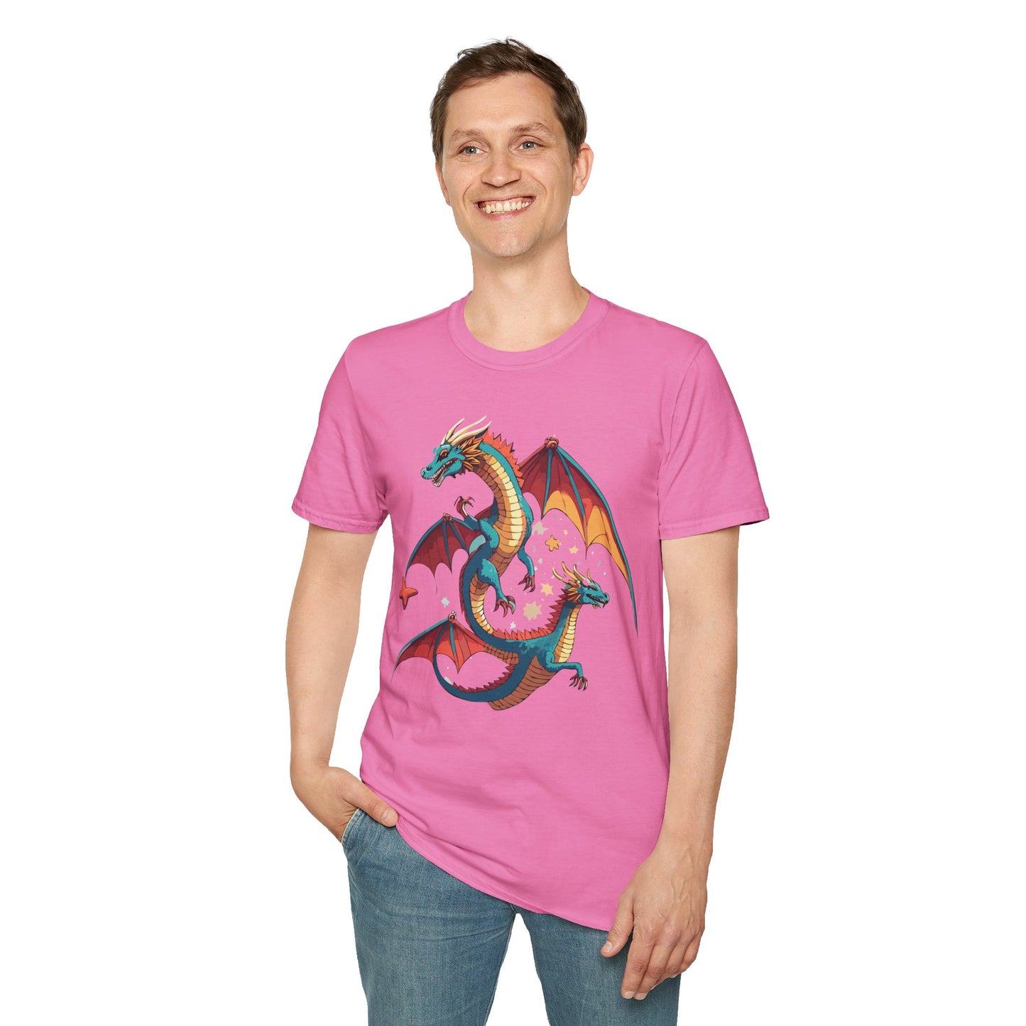 Dragon T Shirt, Dragon Shirt, Shirt with Animals, Animal Shirt