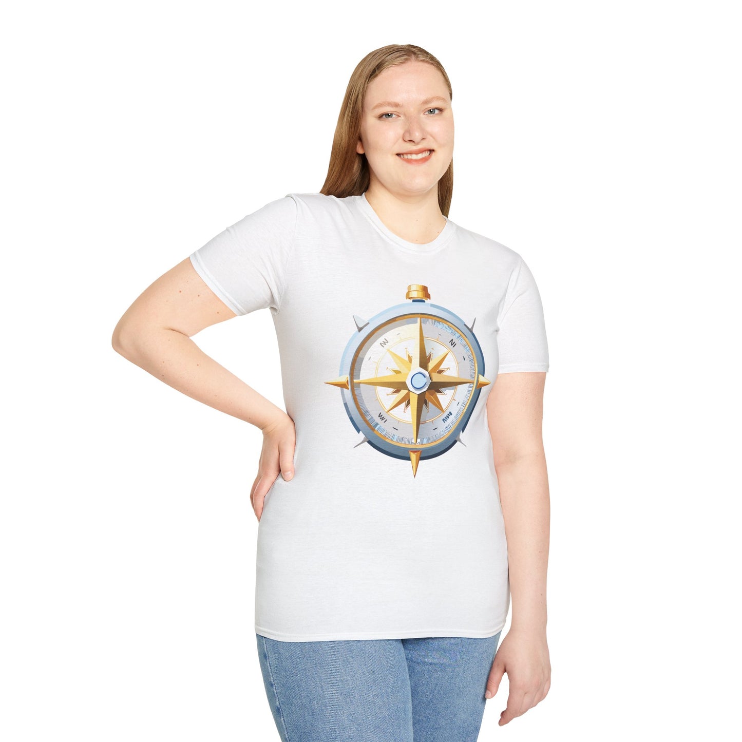Compass T Shirt, Compass Shirt, Shirt with Compass, Navigator Shirt