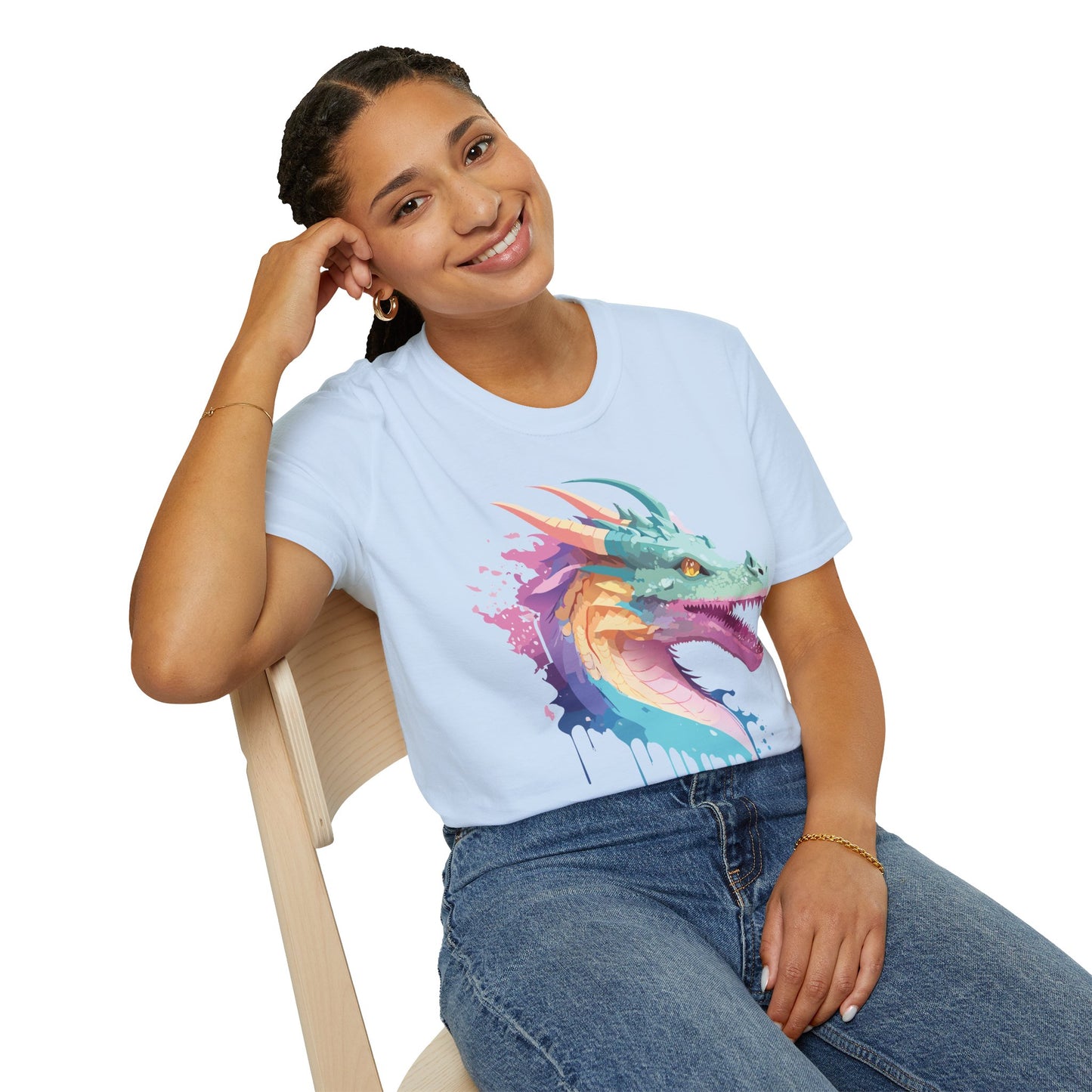 Dragon T Shirt, Dragon Shirt, Shirt with Animals, Animal Shirt