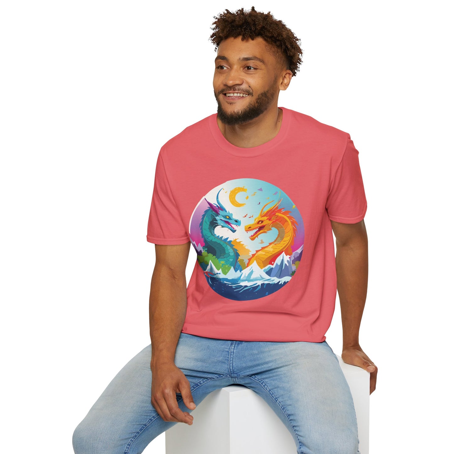 Dragon T Shirt, Dragon Shirt, Shirt with Animals, Animal Shirt
