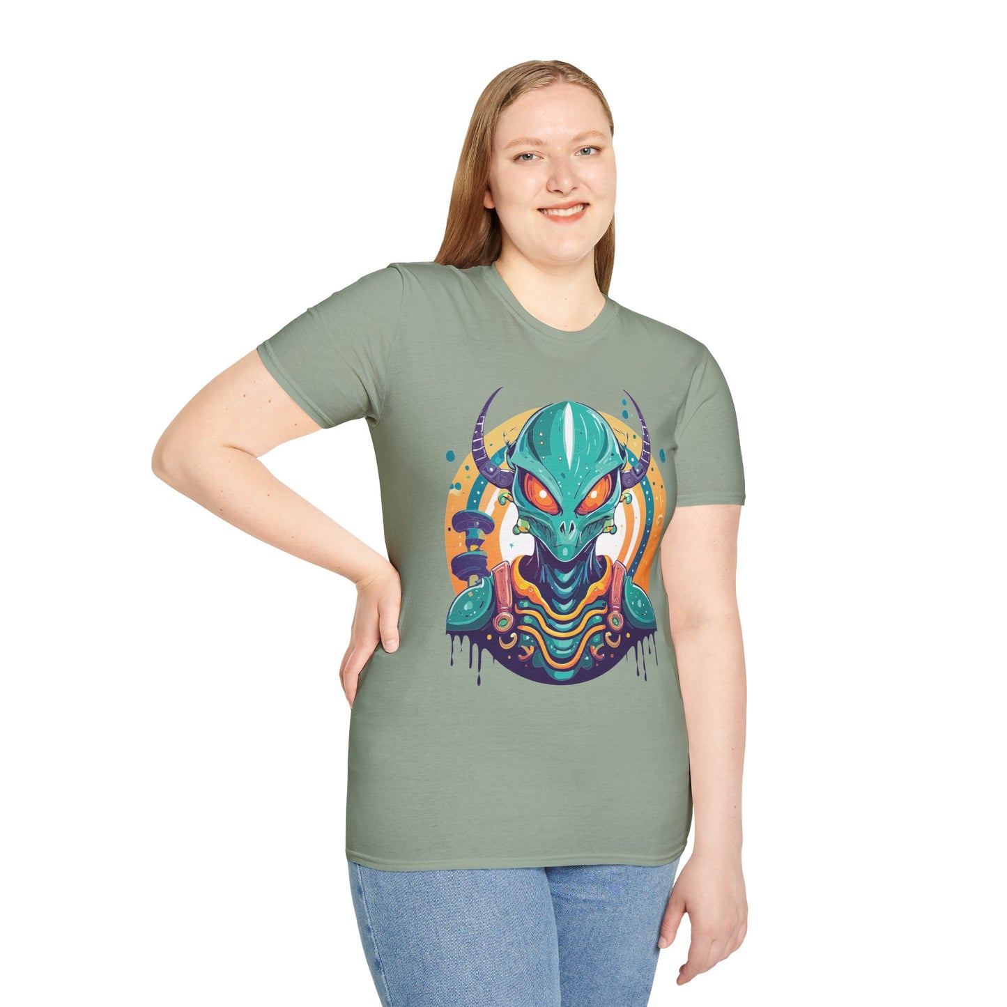 Alien T Shirt, Cosmos Shirt, Shirt with Aliens, Cosmo Shirts