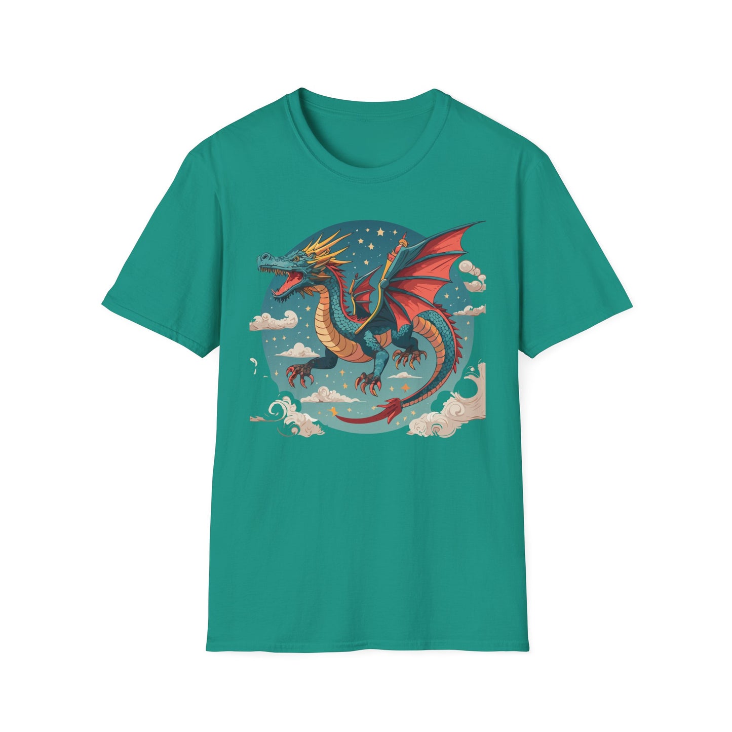 Dragon T Shirt, Dragon Shirt, Shirt with Animals, Animal Shirt