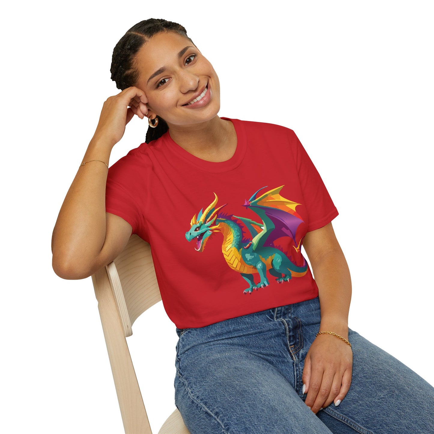Dragon T Shirt, Dragon Shirt, Shirt with Animals, Animal Shirt