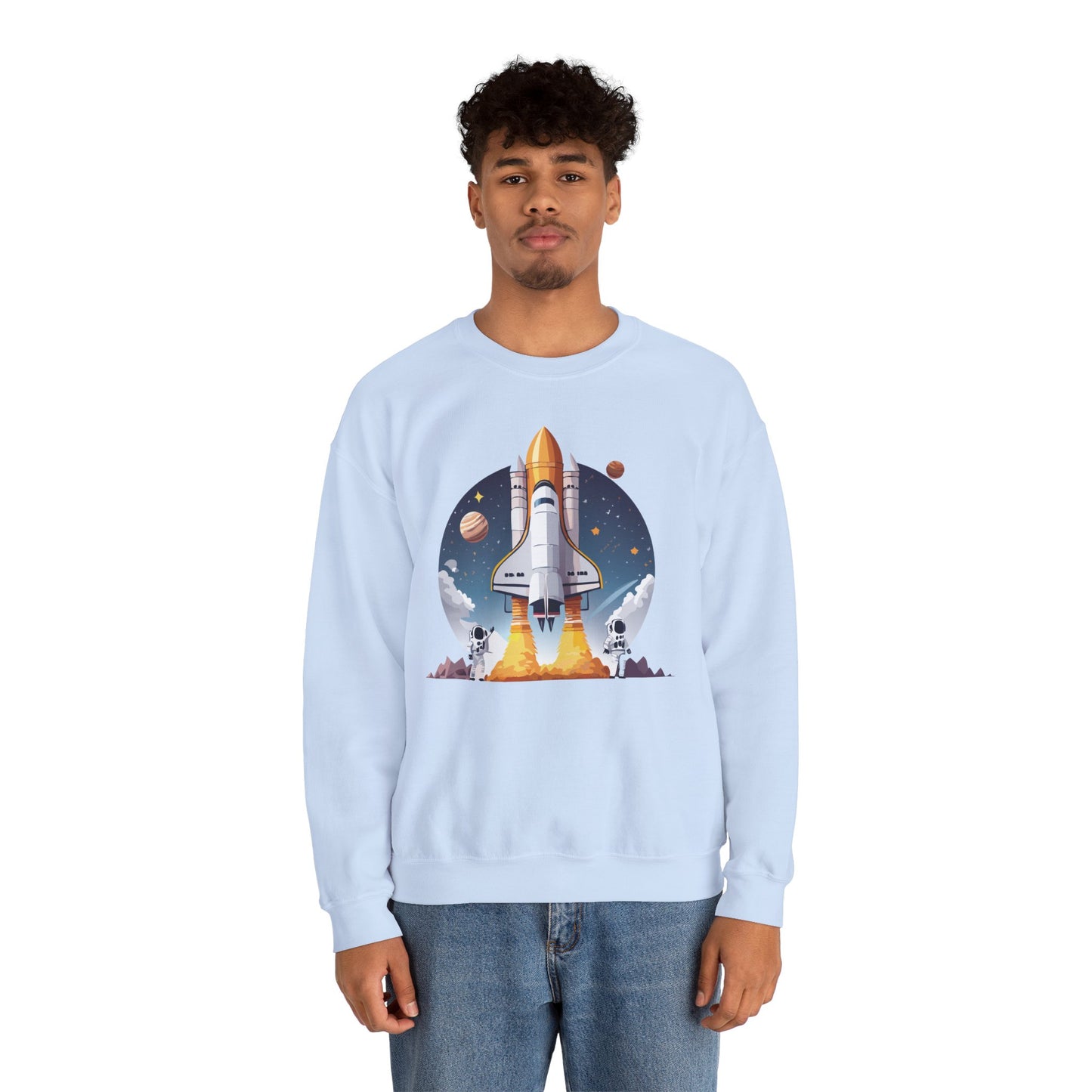 Space Shuttle Sweatshirt, Cosmic Sweatshirt, Astronaut Sweatshirt, Space Cosmic Sweatshirt