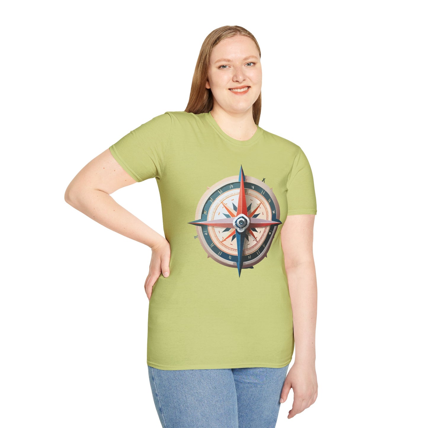 Compass T Shirt, Compass Shirt, Shirt with Compass, Navigator Shirt