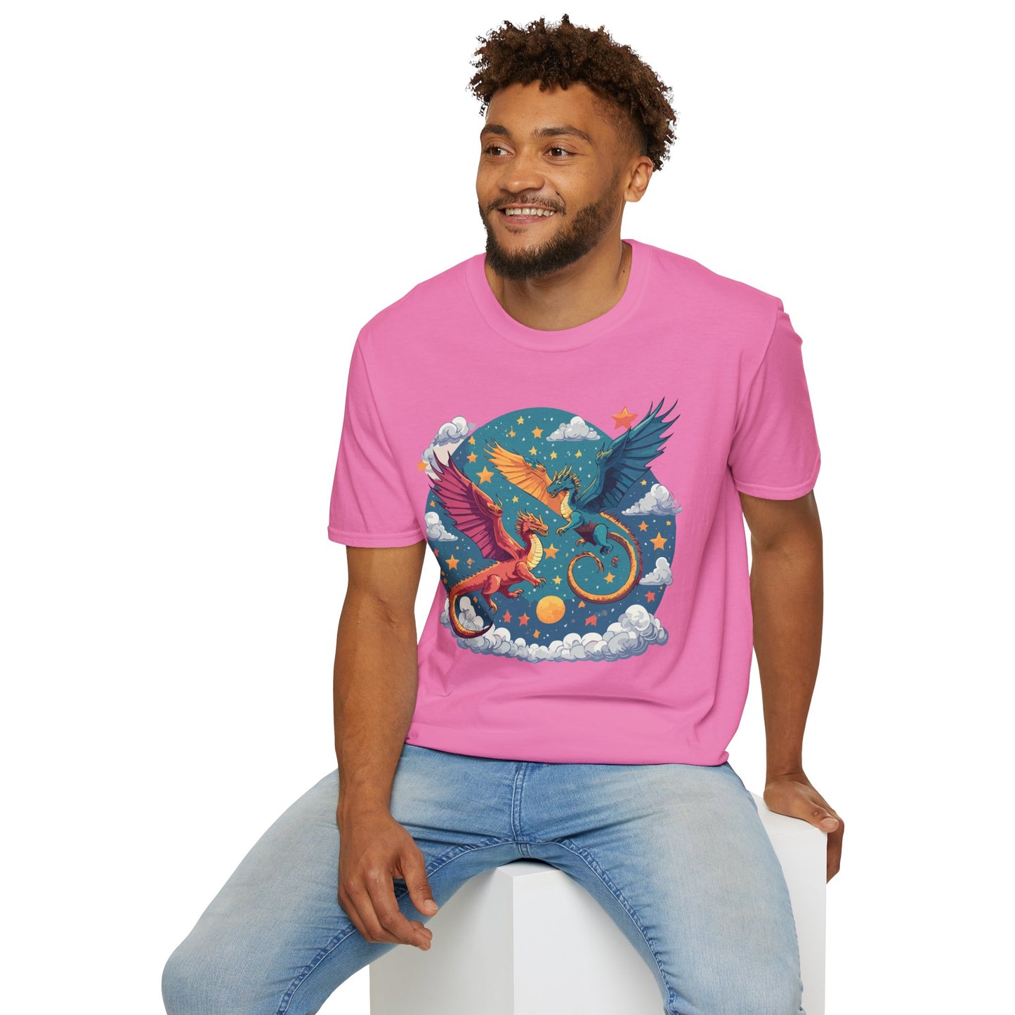 Dragon T Shirt, Dragon Shirt, Shirt with Animals, Animal Shirt