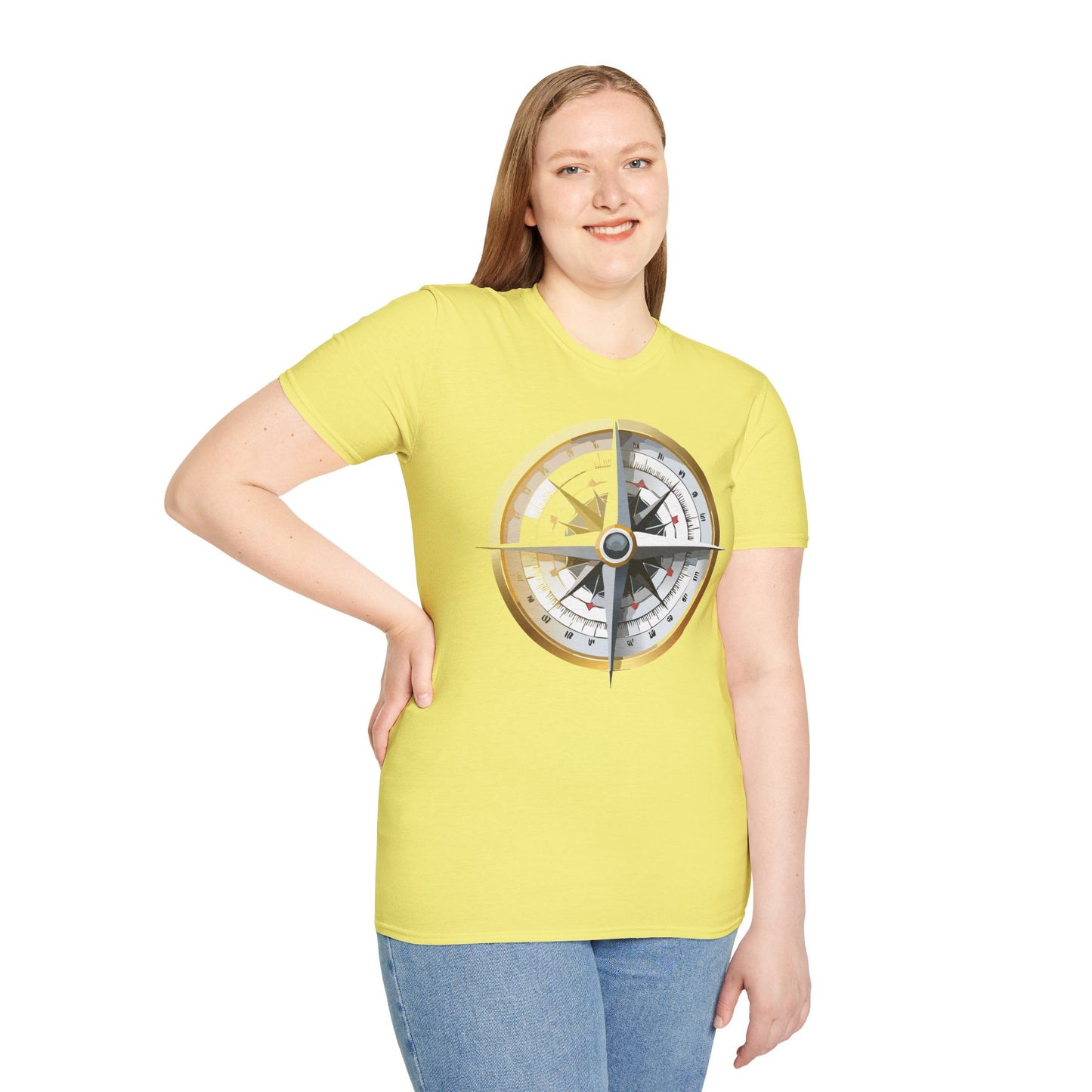 Compass T Shirt, Compass Shirt, Shirt with Compass, Navigator Shirt