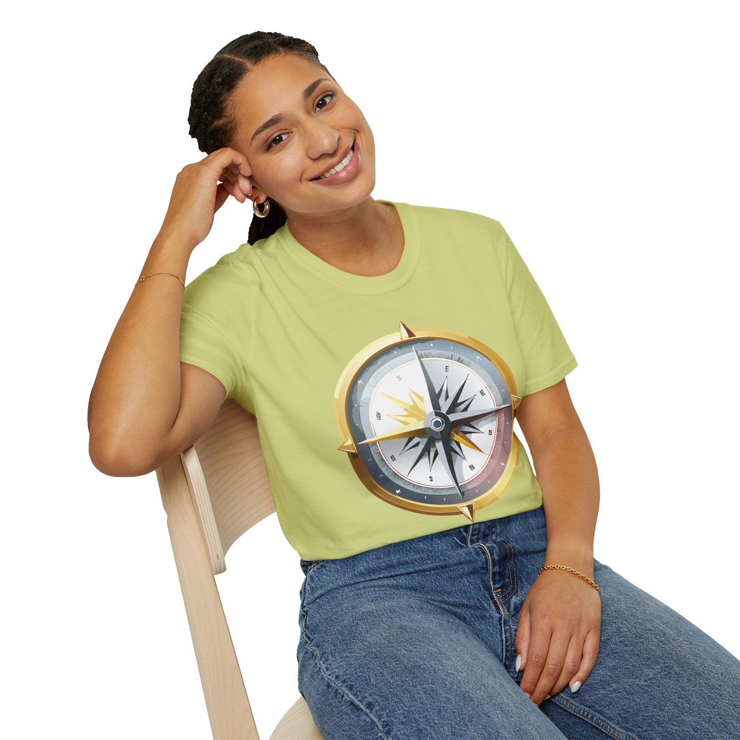 Compass T Shirt, Compass Shirt, Shirt with Compass, Navigator Shirt